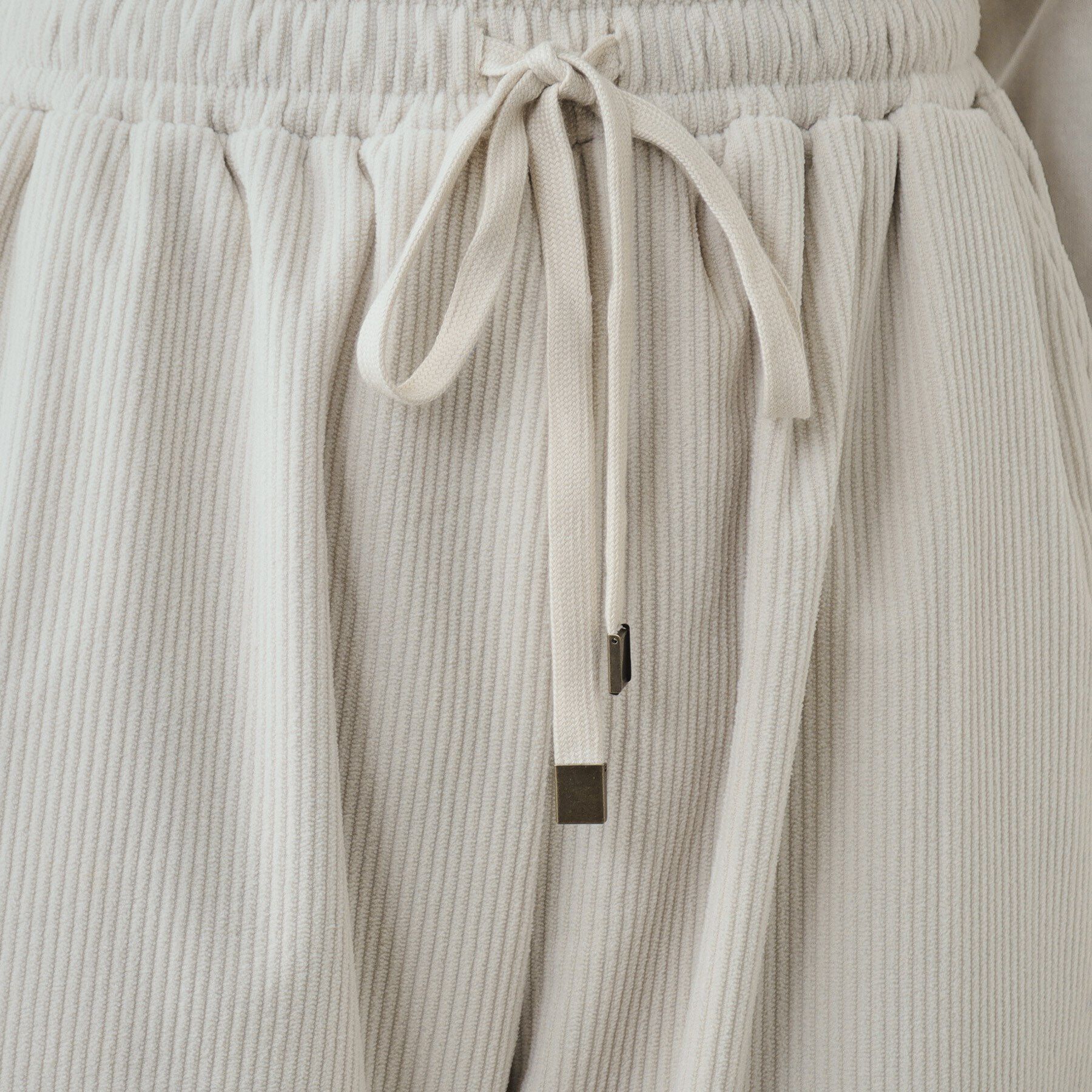 SHOO･LA･RUE「【高レビュー/洗える/SS-3L】きれいめカジュアルに あったか裏起毛 コーデュロイイージーワイドパ」|その他|