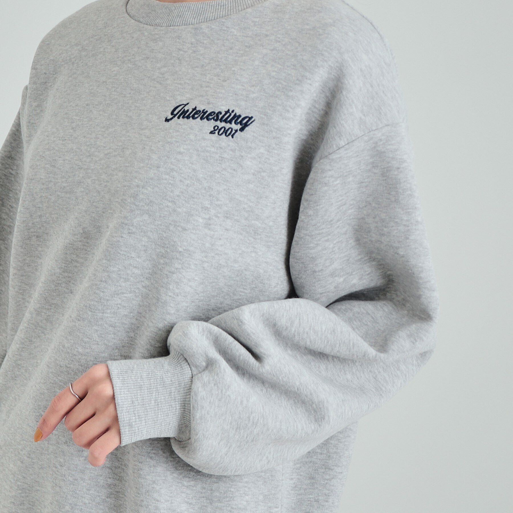 SHOO･LA･RUE「【洗える/S-LL/SHOO WARM】あったか裏起毛 刺繍アソートスウェット」|パーカー|