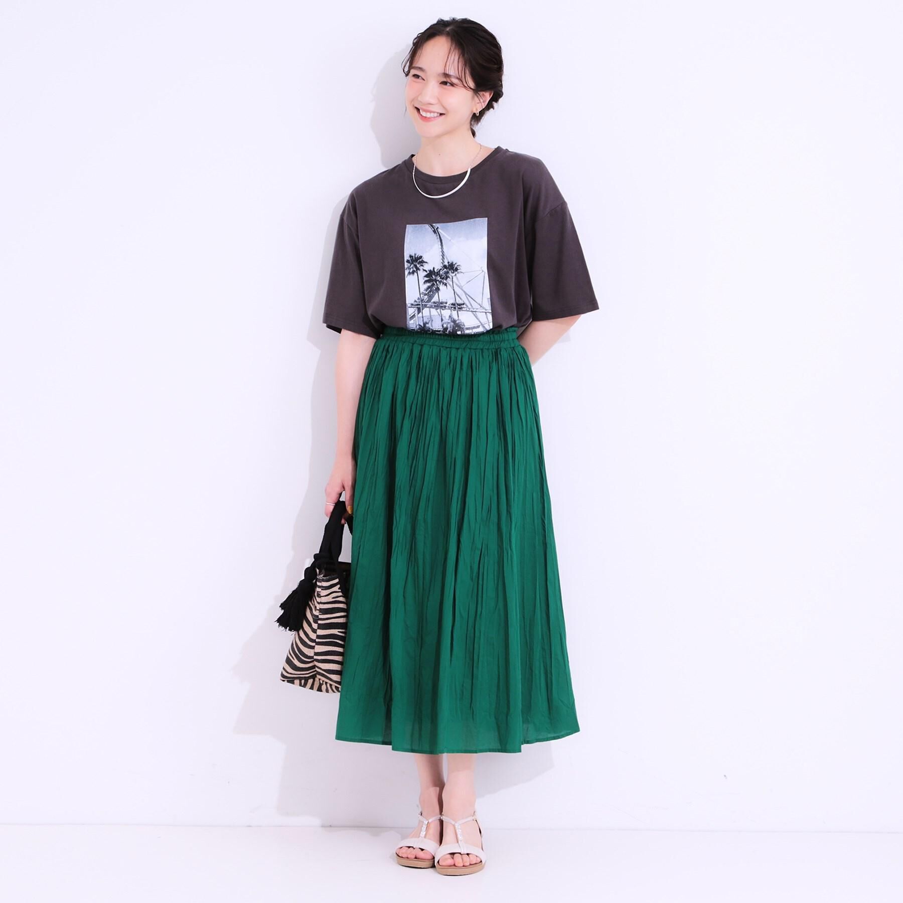 SHOO･LA･RUE「【選べる4柄】コットンプリントロゴTシャツ」|Tシャツ・カットソー|