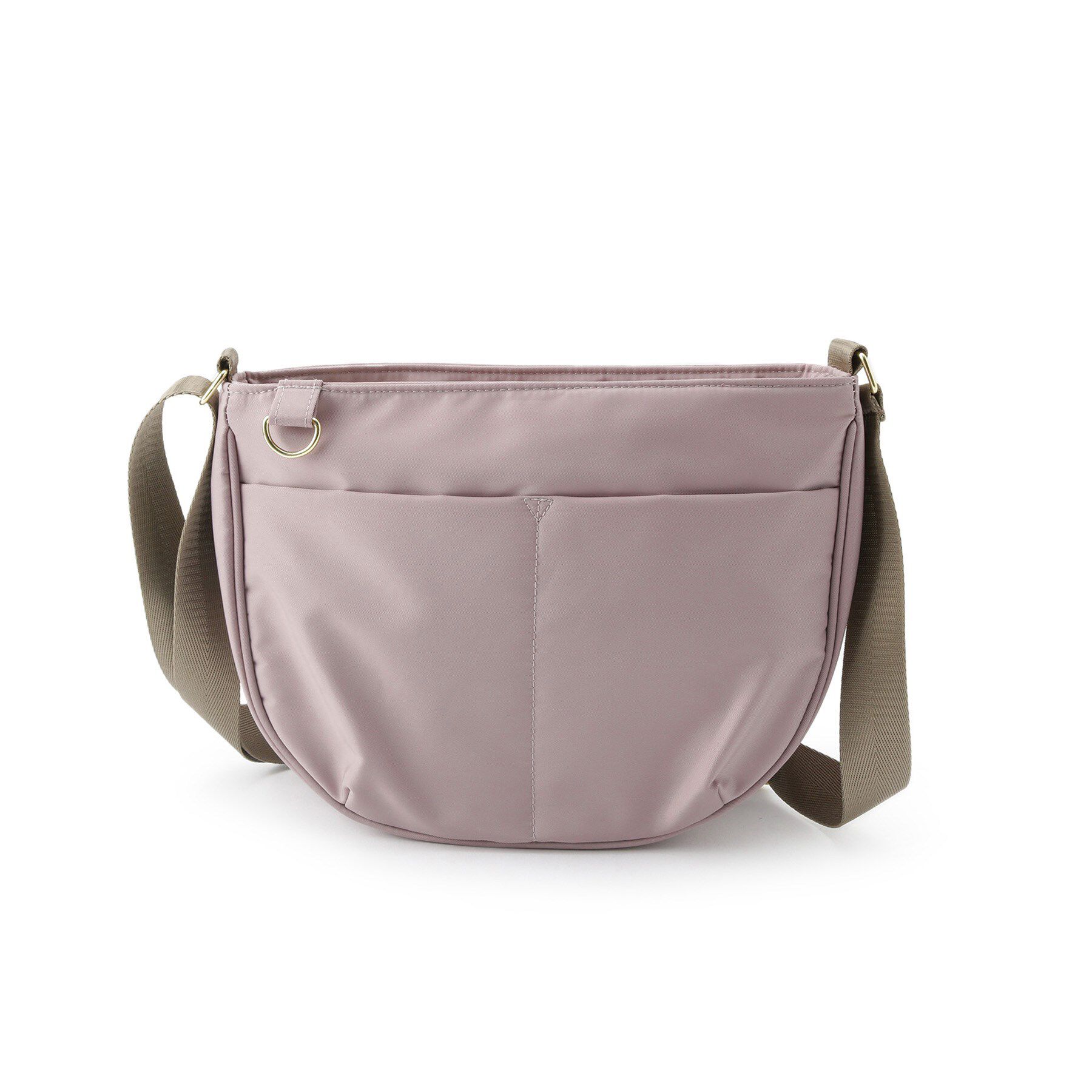 SHOO･LA･RUE「【撥水】フロントポケットハーフムーンショルダーバッグ」|ショルダー・メッセンジャー|