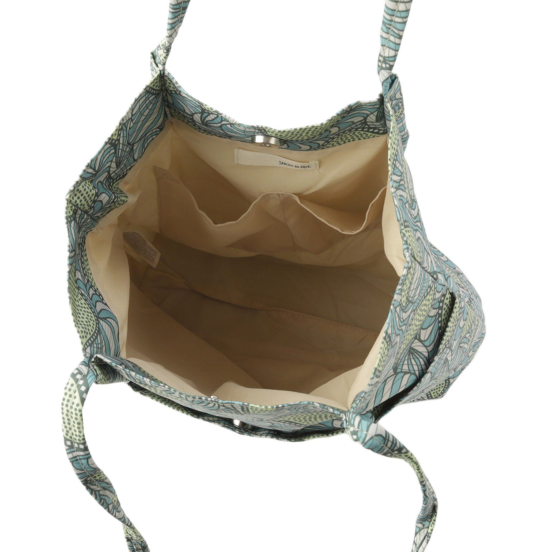 SHOO･LA･RUE「【A4サイズ】幸運を呼び寄せてくれそうな ラタプリント トートバッグ」|トートバッグ|