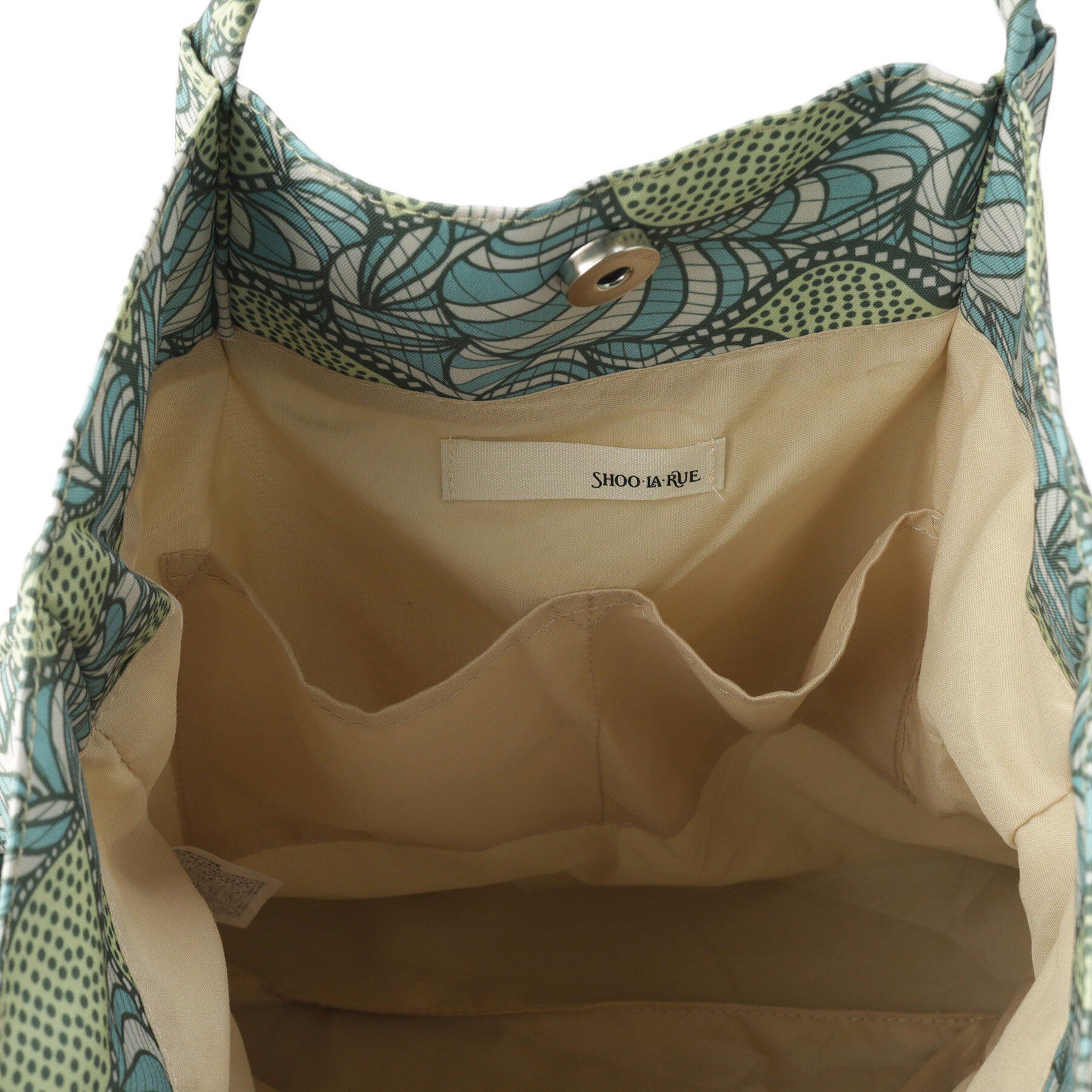 SHOO･LA･RUE「【A4サイズ】幸運を呼び寄せてくれそうな ラタプリント トートバッグ」|トートバッグ|