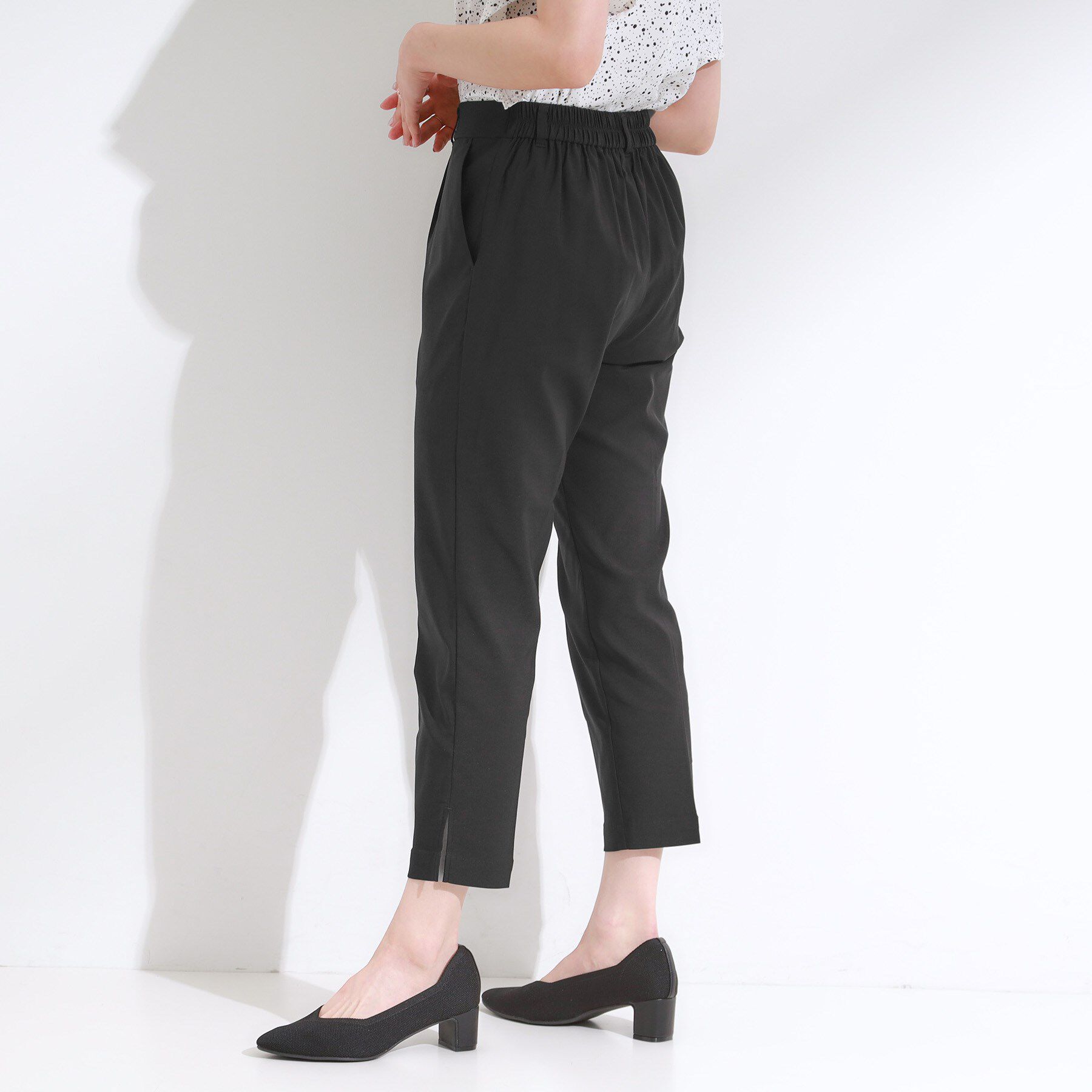 SHOO･LA･RUE「【S-LL/ひんやり】きれいめにもカジュアルにも サブリナパンツ」|その他|