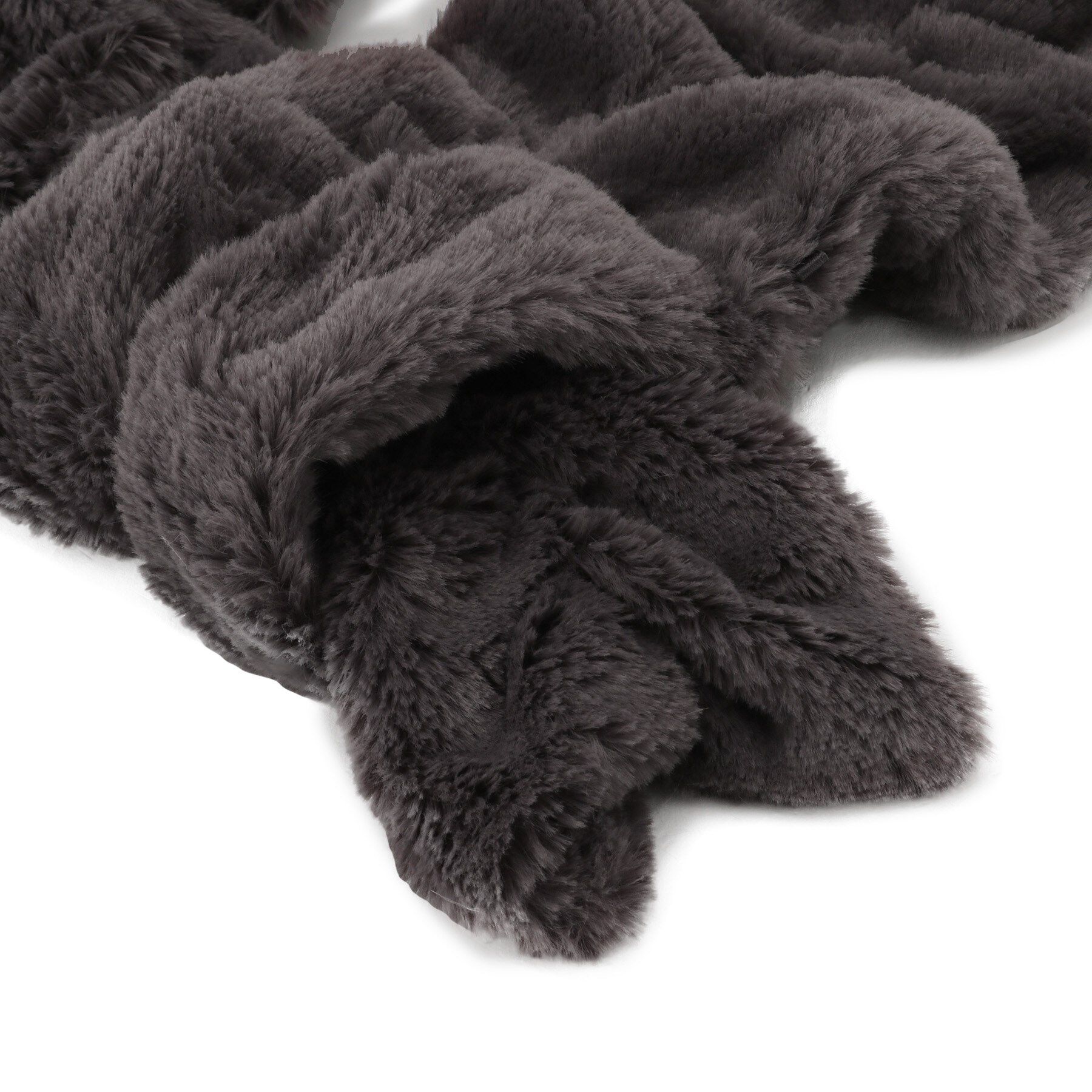 SHOO･LA･RUE「ウェーブフェイクファーマフラー」|ストール|