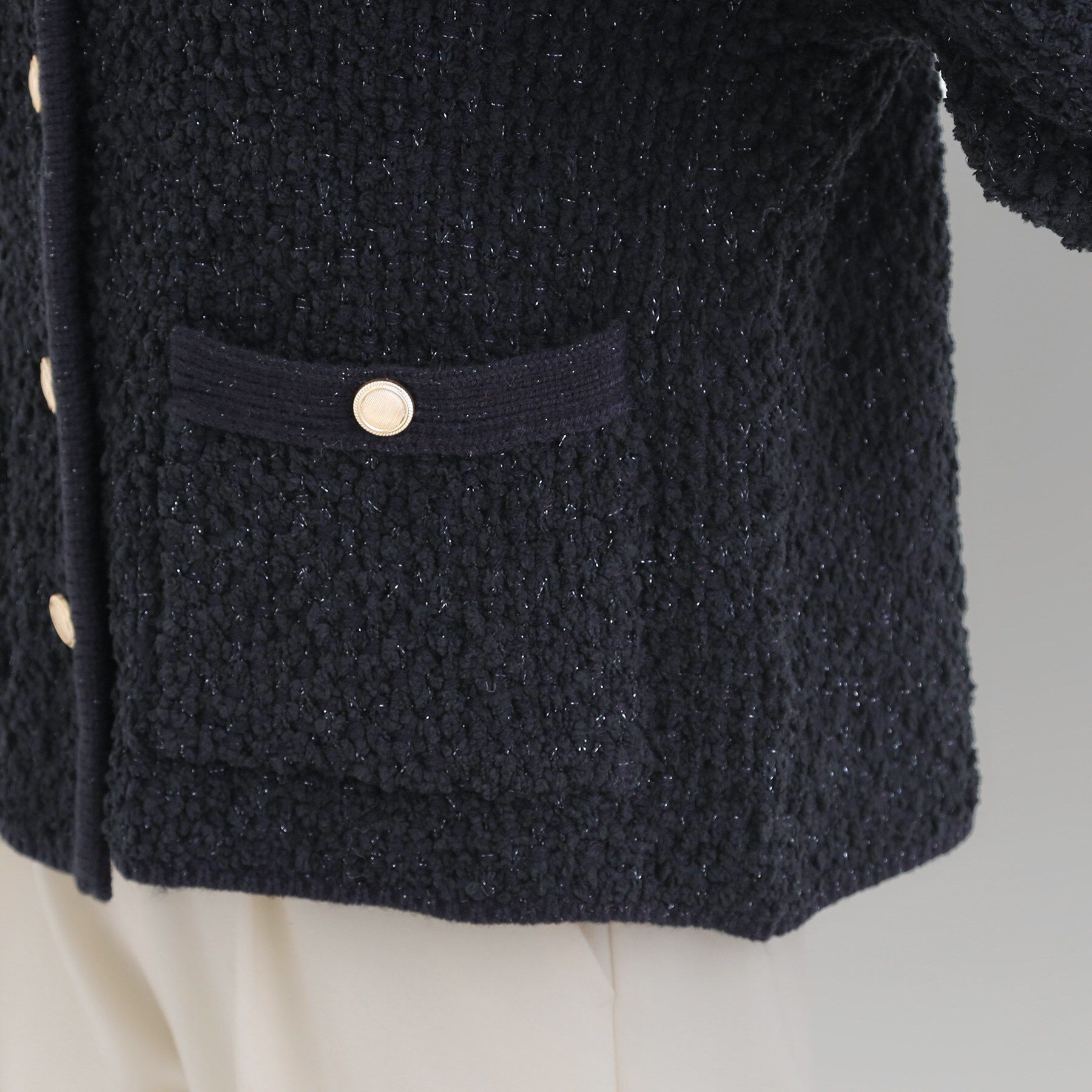 SHOO･LA･RUE「カジュアルにも きれいめにも ぽこぽこニットカーディガン」|カーディガン|