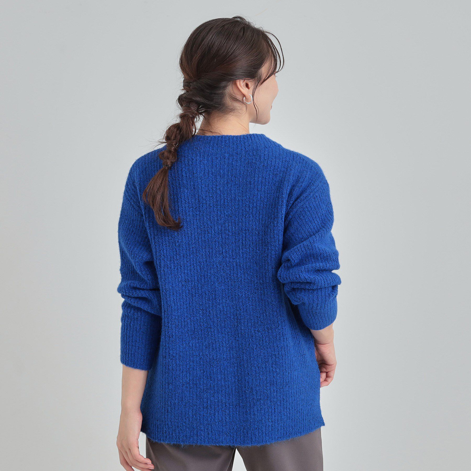 SHOO･LA･RUE「【S-LL/洗濯機可】ふわふわが魅力 ハイネックニットプルオーバー」|ニット・セーター|