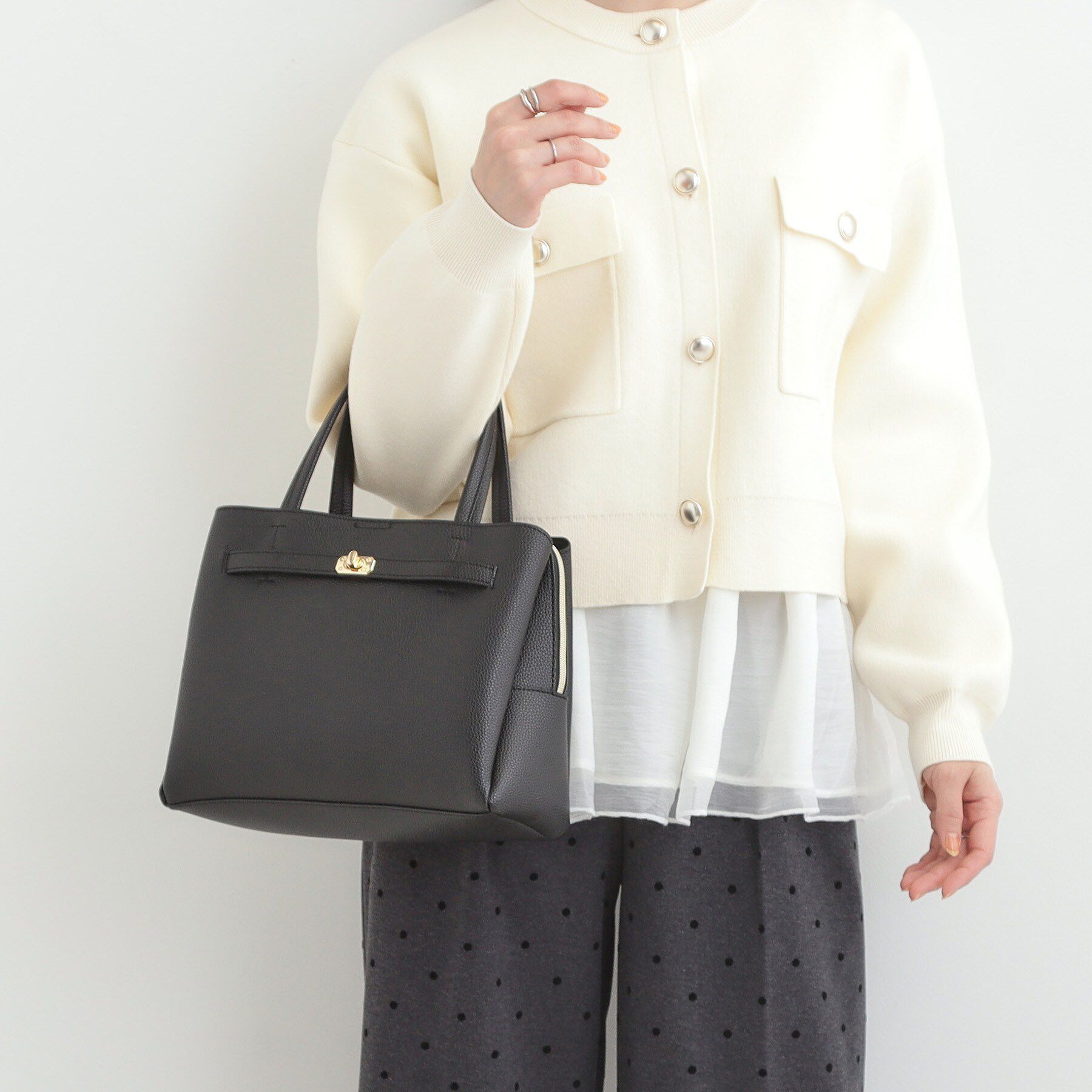 SHOO･LA･RUE「金具ベルトトートバッグ」|トートバッグ|