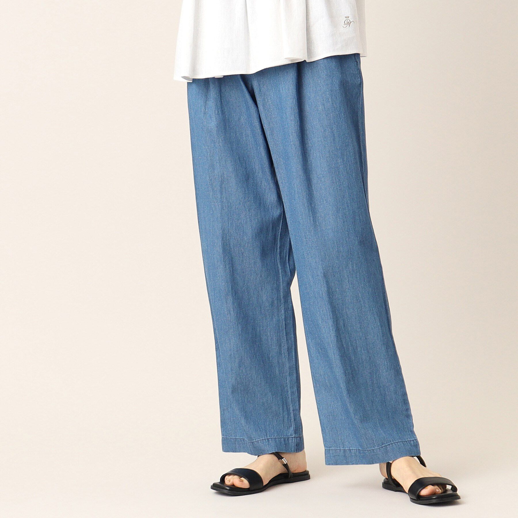 Dessin「【洗える】リラックスデニムパンツ（XS～L）」|デニム|