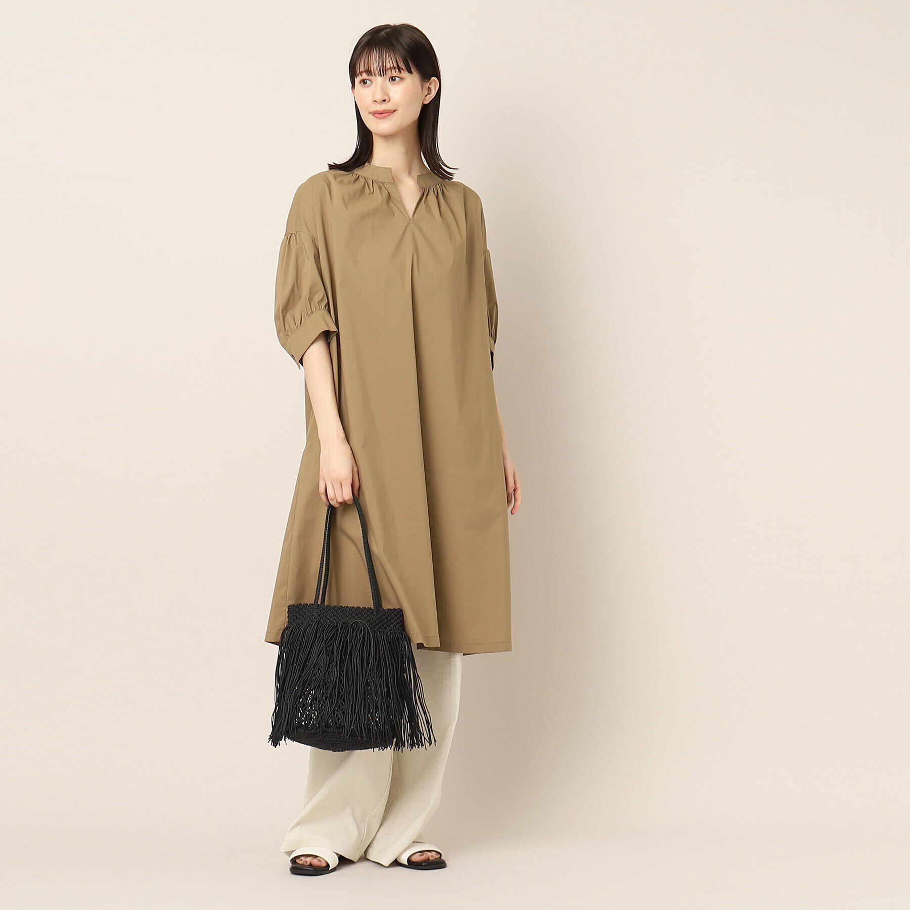 Dessin「【洗える】カフタンチュニックワンピース（S～L）」|ワンピース|