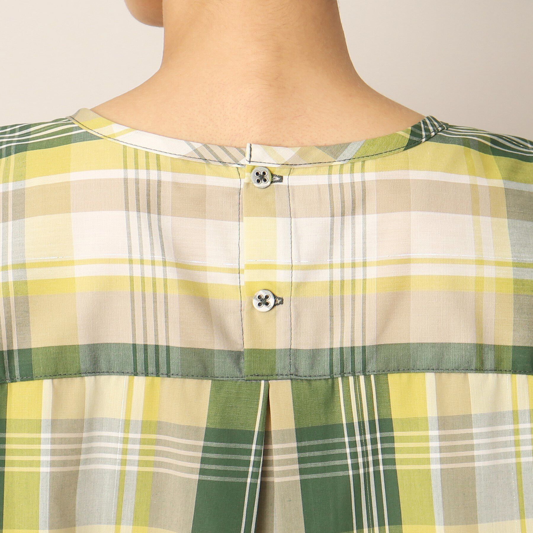 Dessin「【洗える】ラメチェック柄ワンピース」|ワンピース|