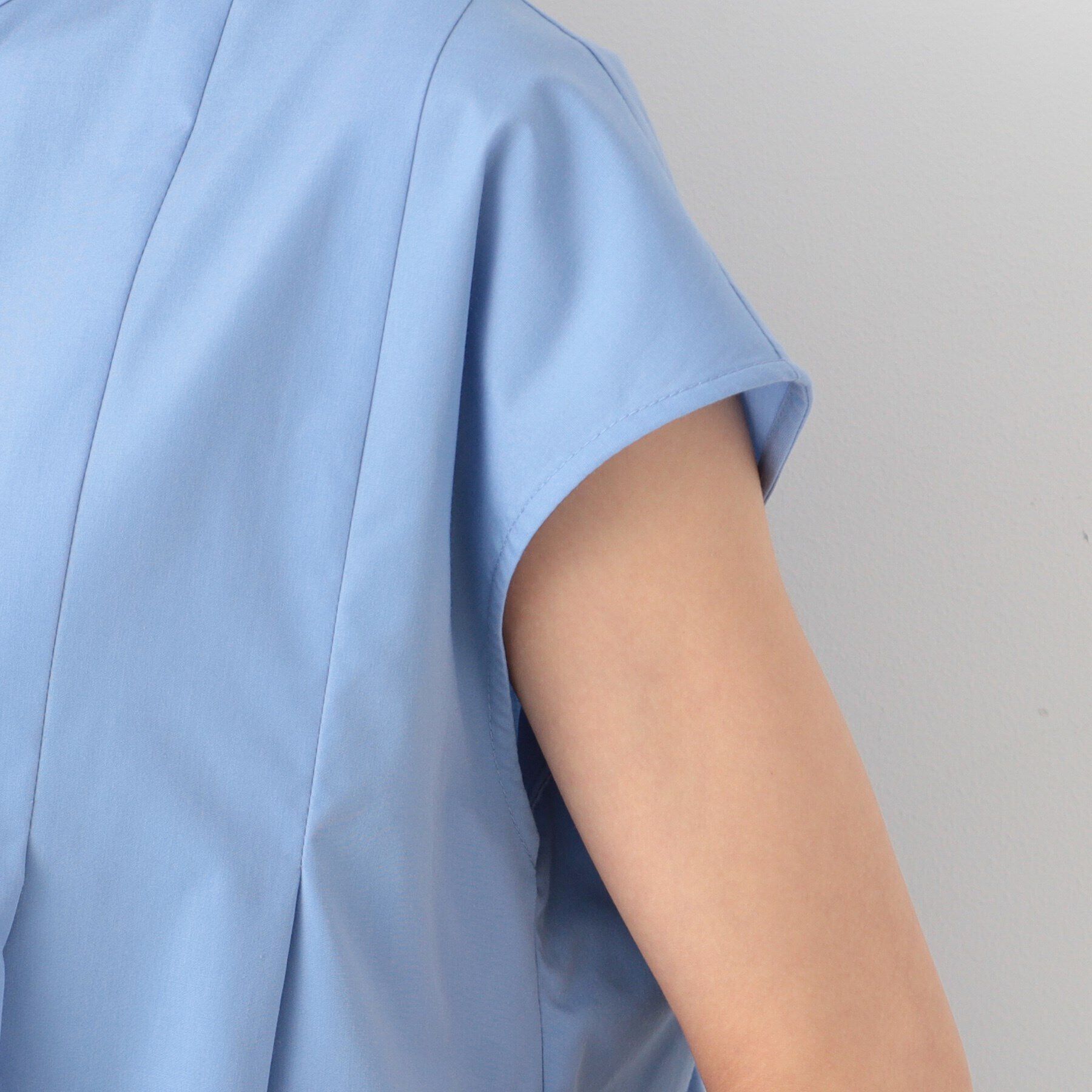 Dessin「【洗える】パール調ボタンテントラインブラウス」|シャツ・ブラウス|