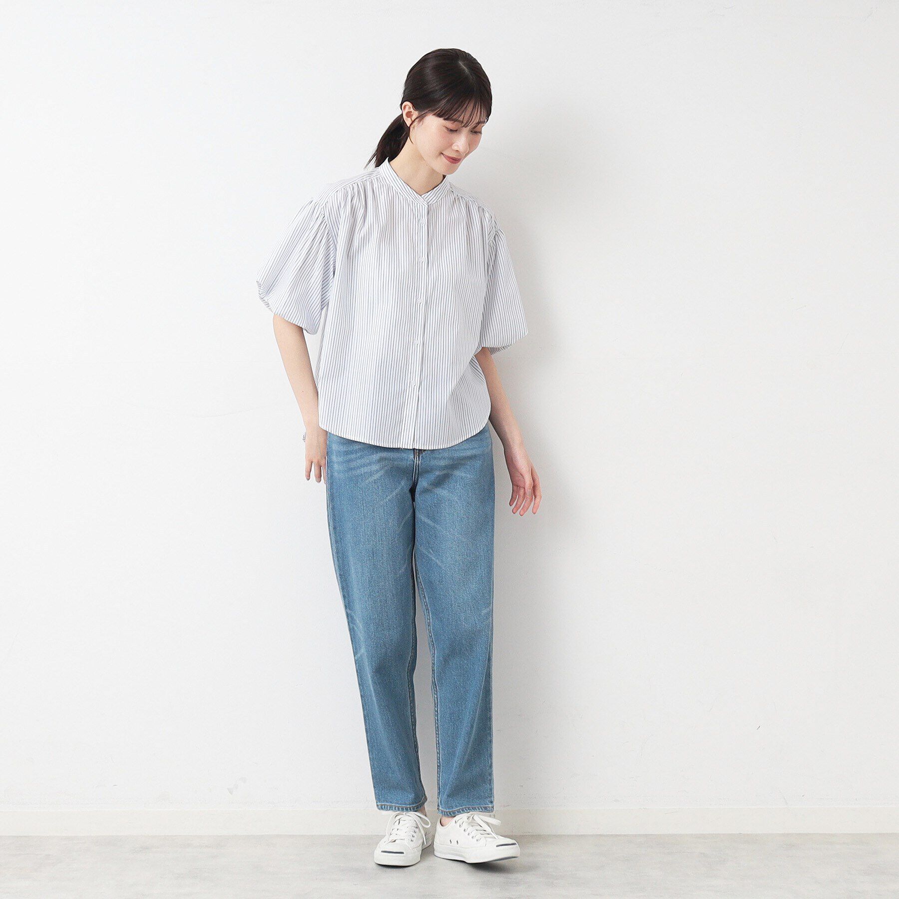 Dessin「【洗える】バルーンスリーブブラウス」|シャツ・ブラウス|