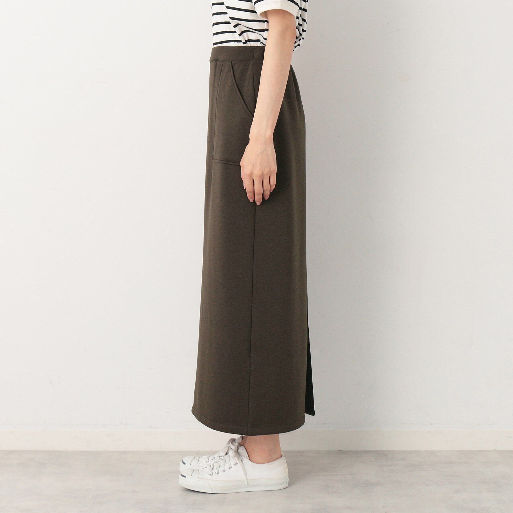 Dessin「【洗える】ダンボールジャージストレートスカート（XS～L）」|スカート|