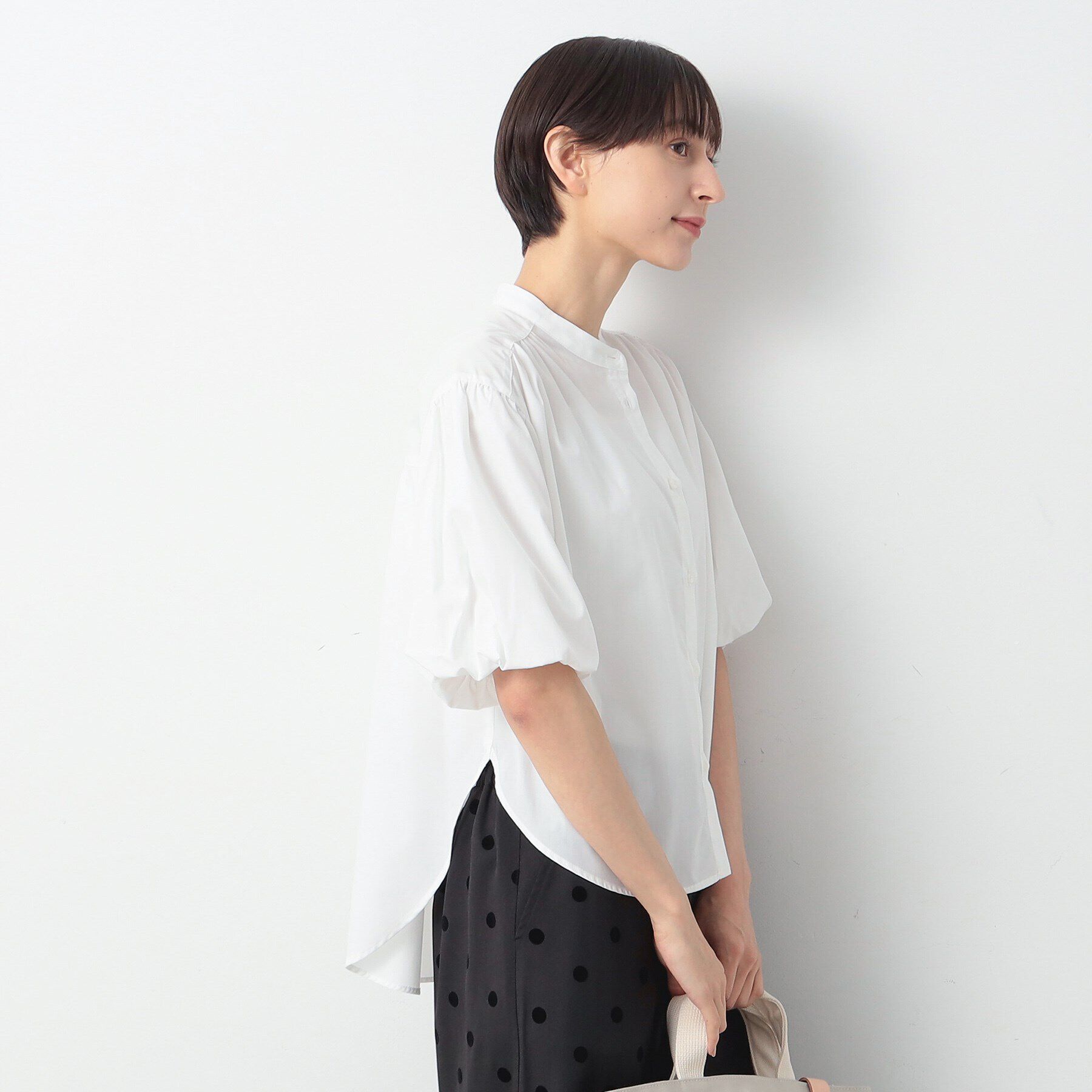 Dessin「【洗える】バルーンスリーブブラウス」|シャツ・ブラウス|