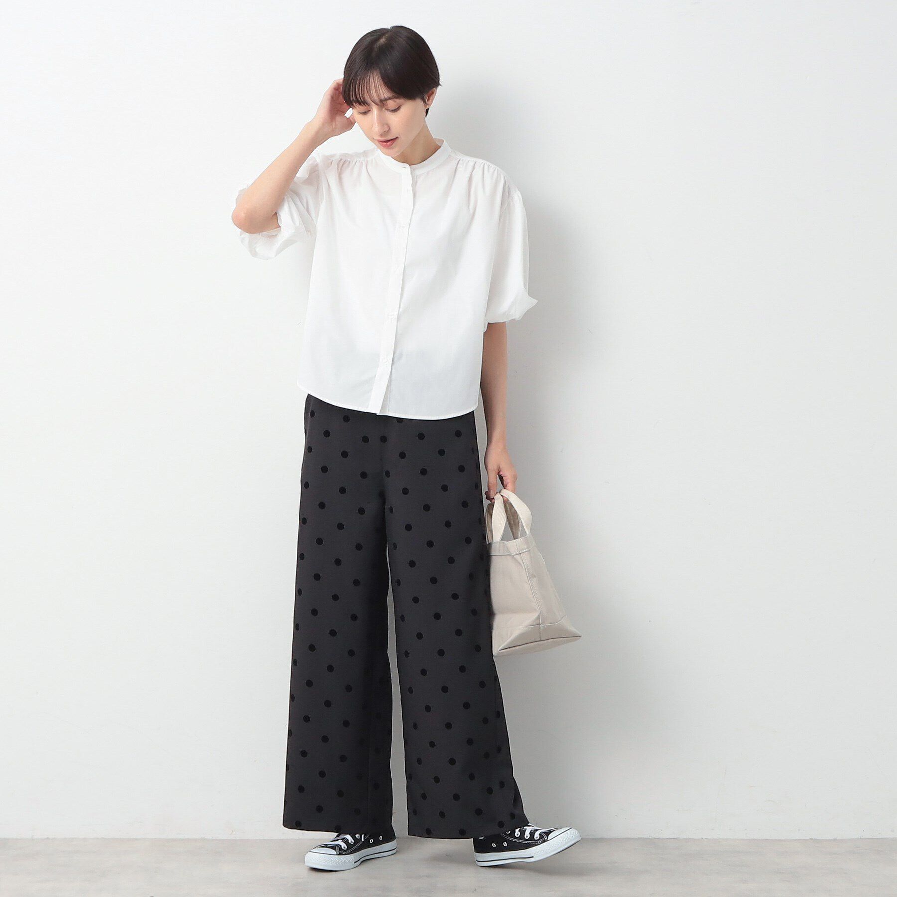 Dessin「【洗える】バルーンスリーブブラウス」|シャツ・ブラウス|