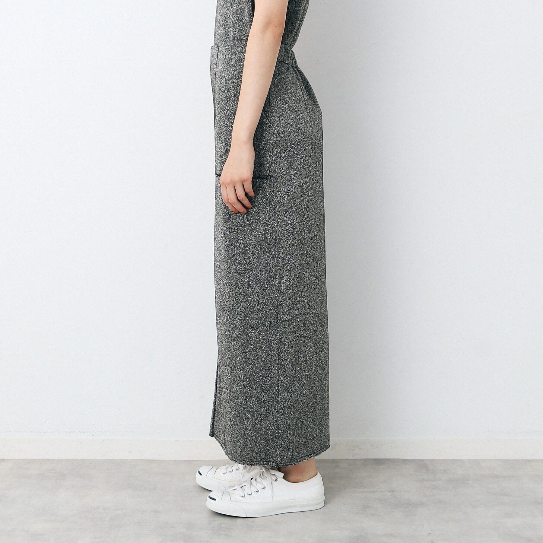 Dessin「【洗える】ラメ裏毛タイトスカート」|スカート|