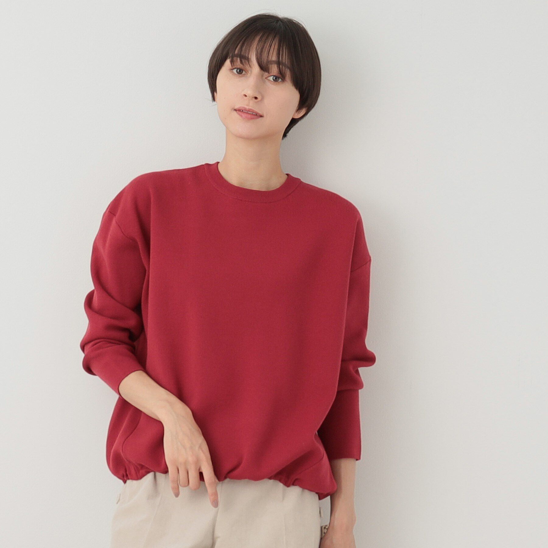 Dessin「【洗える】ドローコード付きニット（XS～L）」|ニット・セーター|