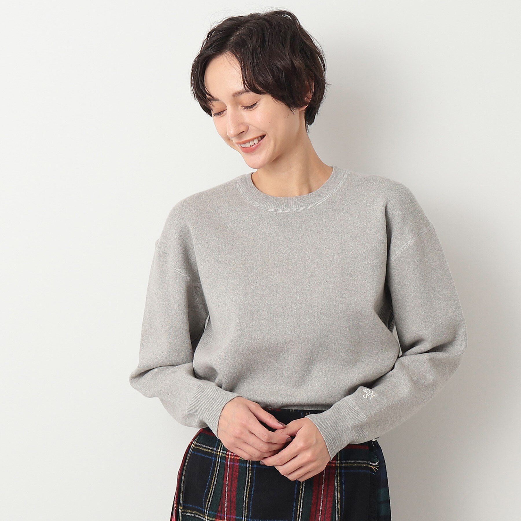 Dessin「【ユニセックス・洗える】コットンカシミヤケーブルニット」|ニット・セーター|