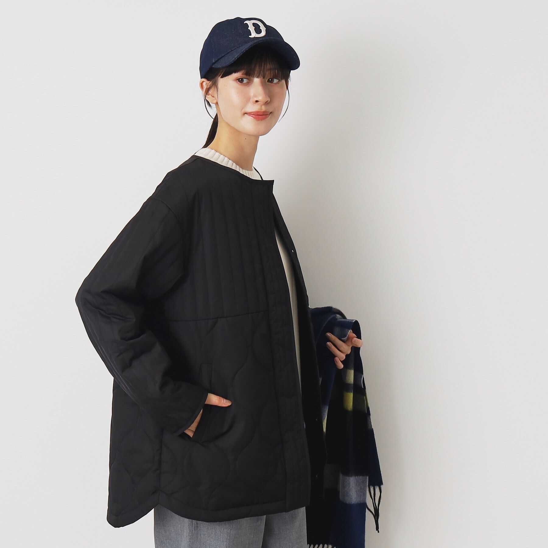 Dessin「中綿キルトジャケット（XS～L）」|ブルゾン・スタジャン|