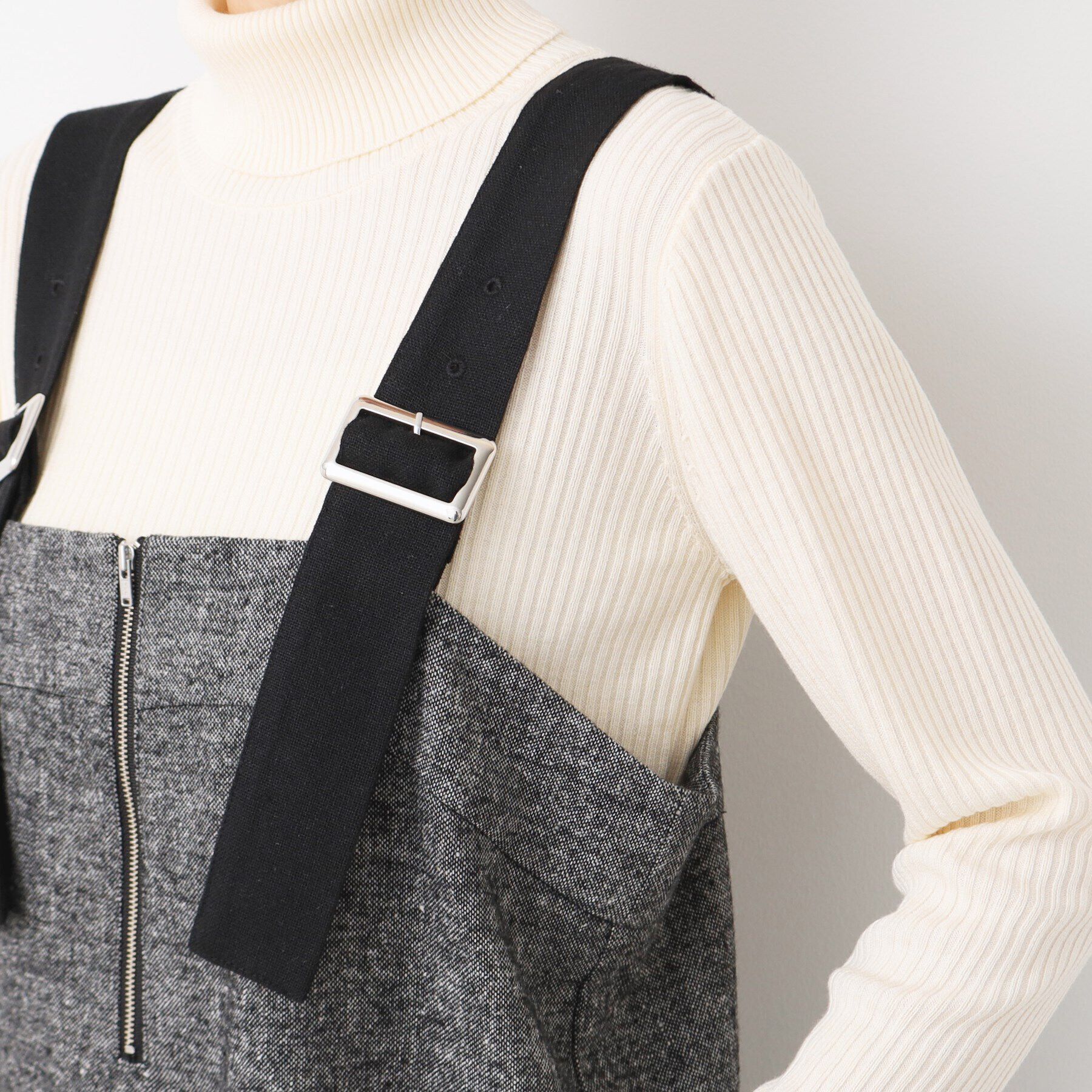 Dessin「【洗える】ツイードジャンパースカート」|ワンピース|