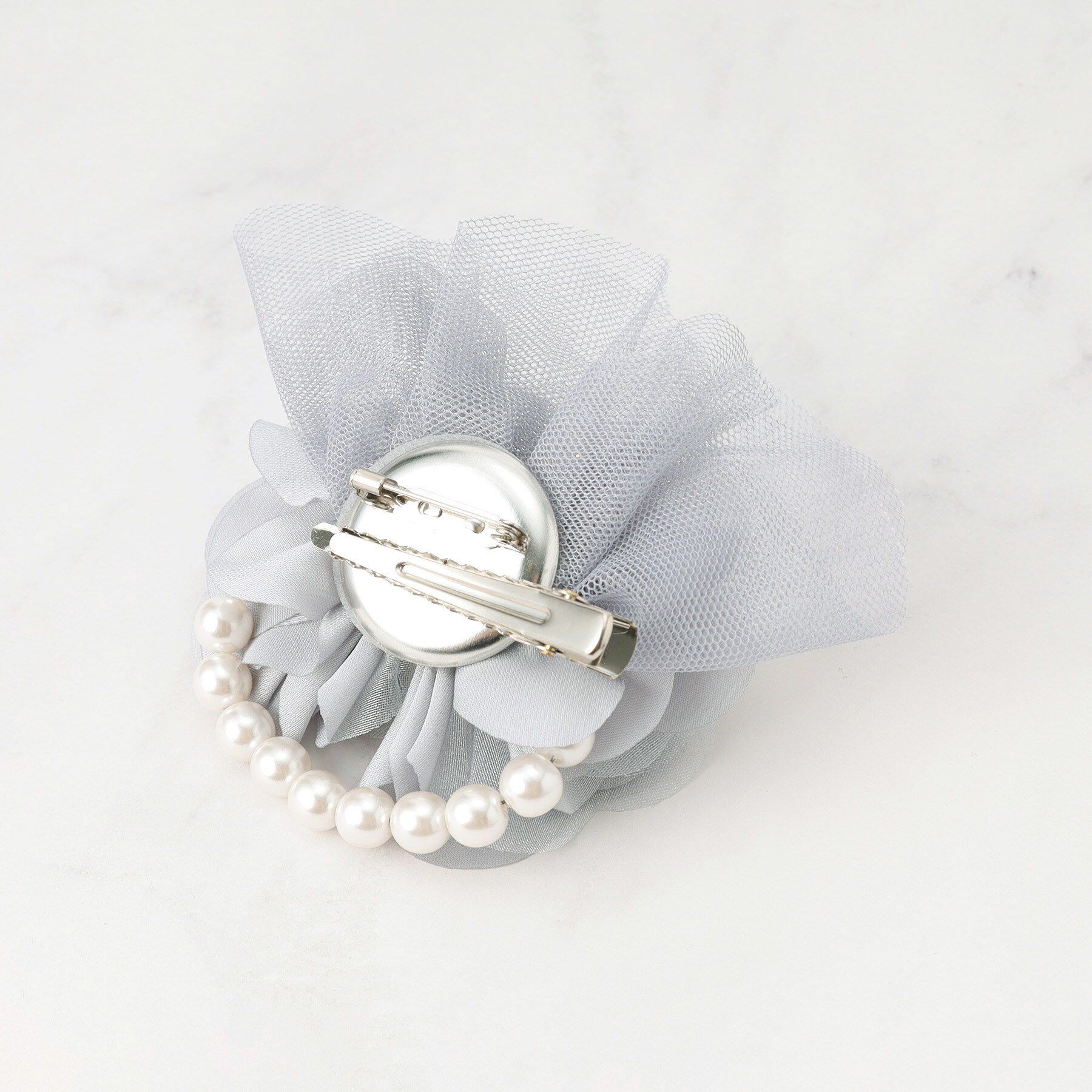 Dessin「【入卒／セレモニー】パール調コサージュ」|ブローチ・コサージュ|