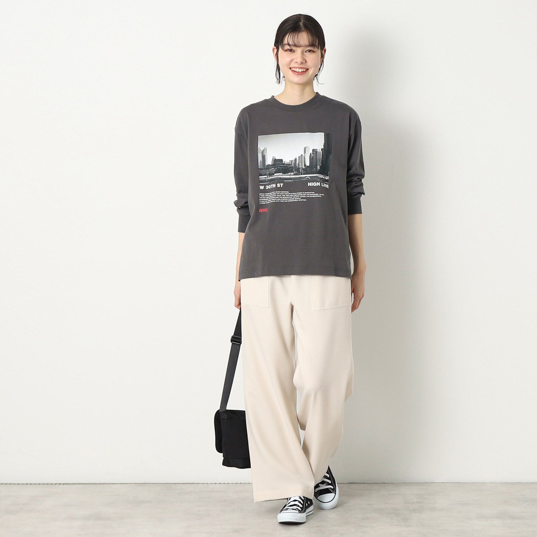 Dessin「【ユニセックス・洗える】フォトプリントロングスリーブTシャツ」|Tシャツ・カットソー|