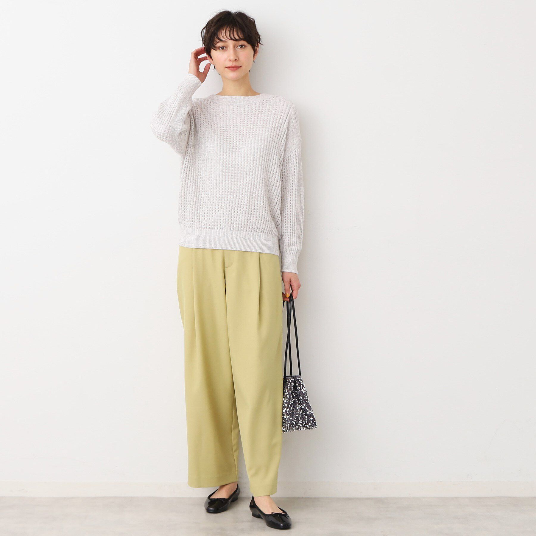 Dessin「【洗える】メッシュニット（S～L）」|ニット・セーター|