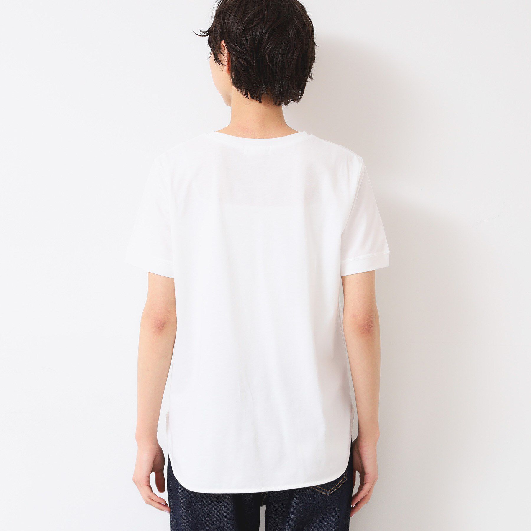 Dessin「【レイヤード・1枚着・プチプラ】シャツテールTシャツ（XS～L）」|Tシャツ・カットソー|