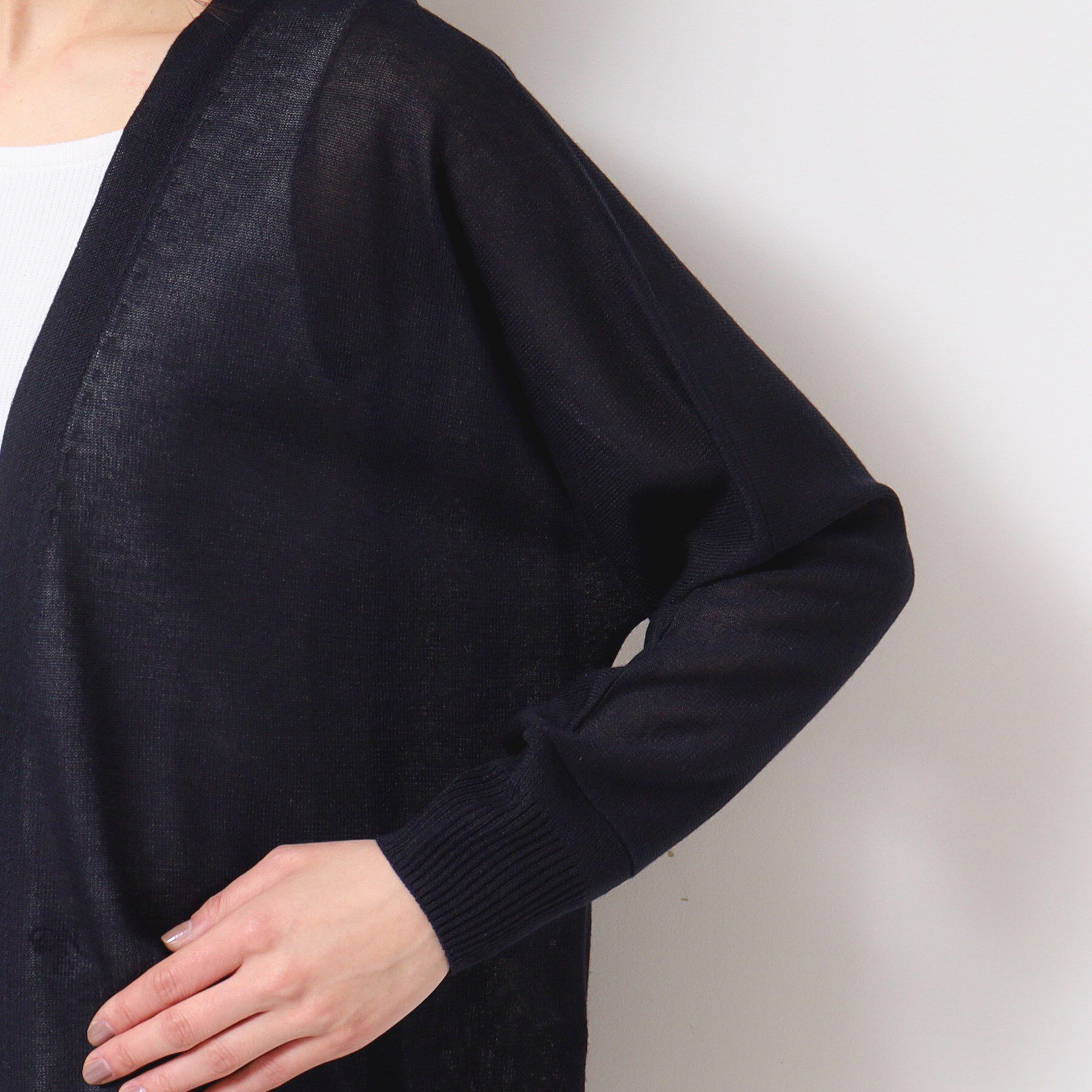 Dessin「【洗える】ミドル丈シアーカーディガン（S～L）」|カーディガン|