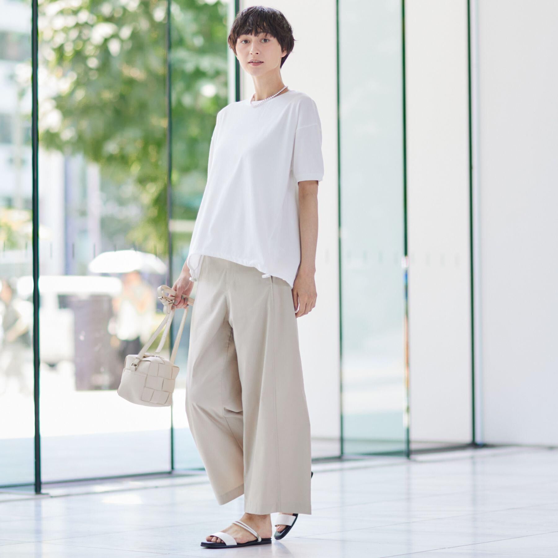 Dessin「【洗える】ストレッチセミワイドパンツ」|その他|