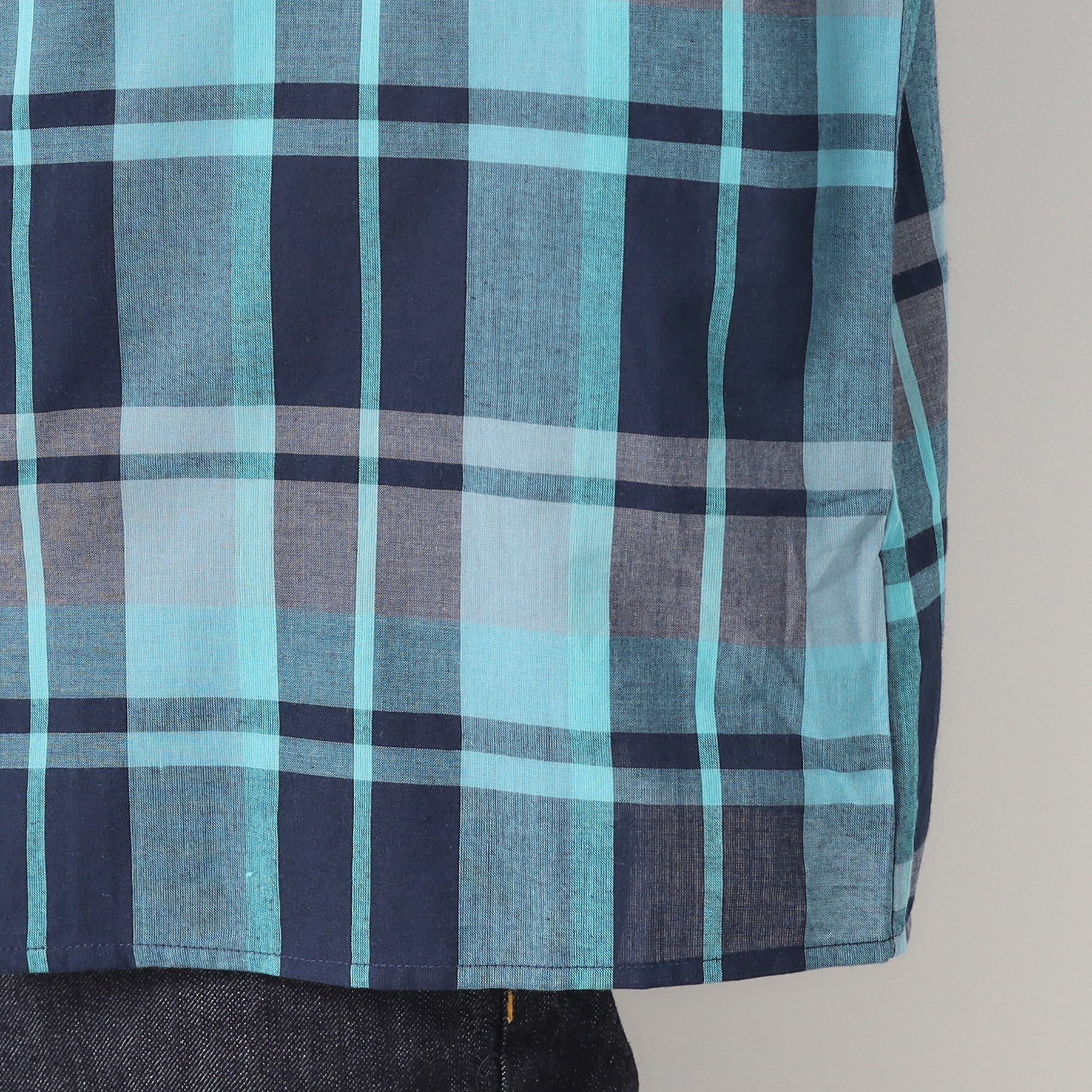 Dessin「【洗える】マドラスチェック柄シャツ」|シャツ・ブラウス|