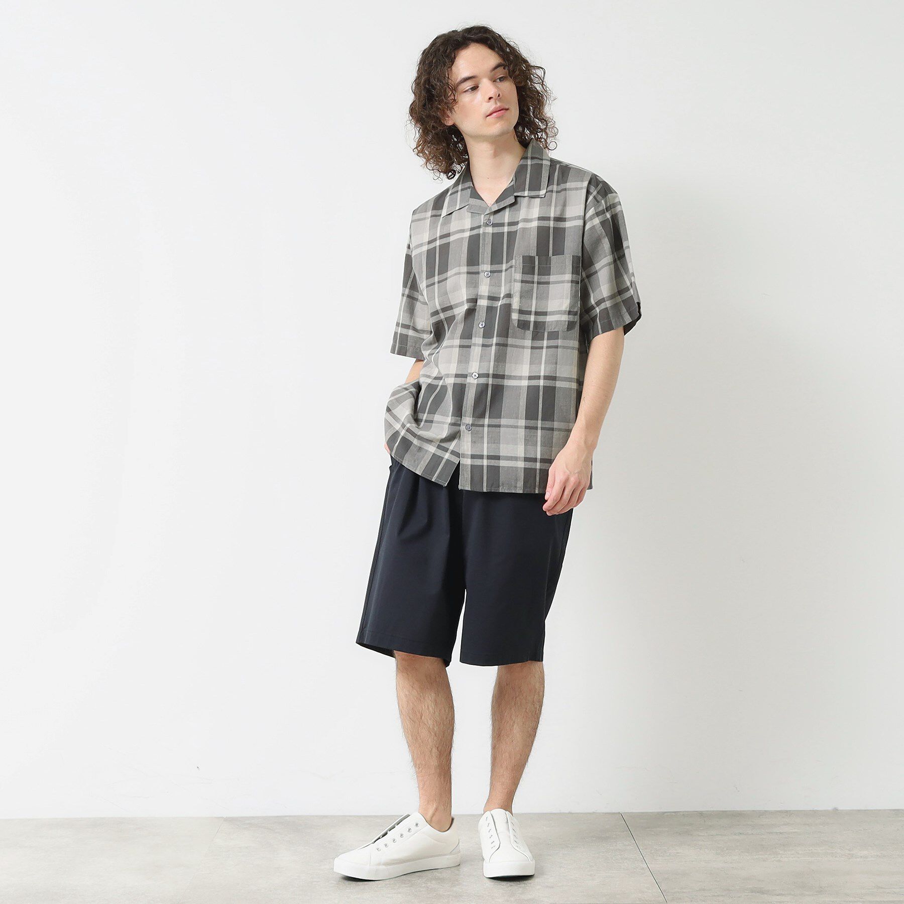 Dessin「【洗える】マドラスチェック柄シャツ」|シャツ・ブラウス|