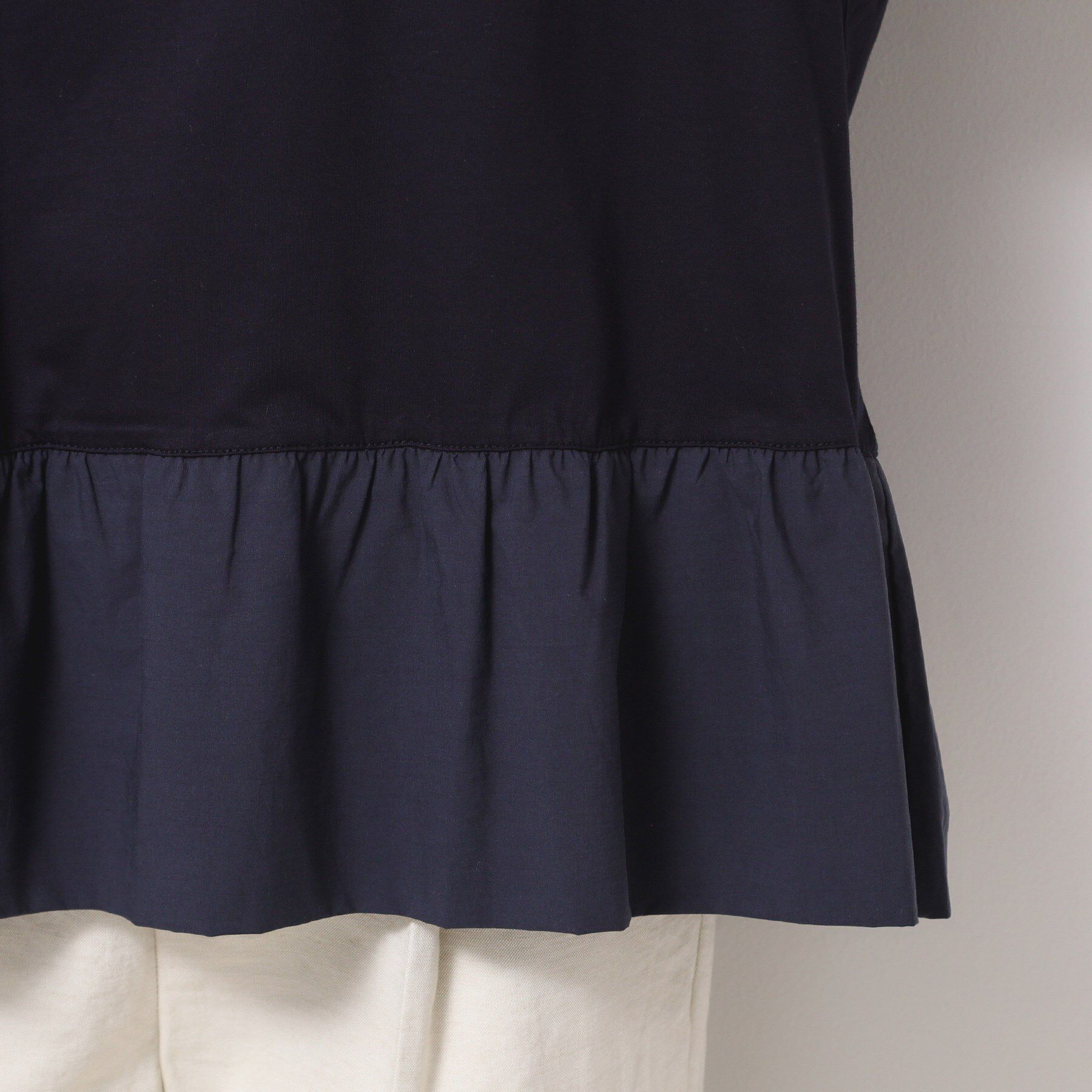 Dessin「◆【洗える】ラッフルドッキングカットソー」|Tシャツ・カットソー|