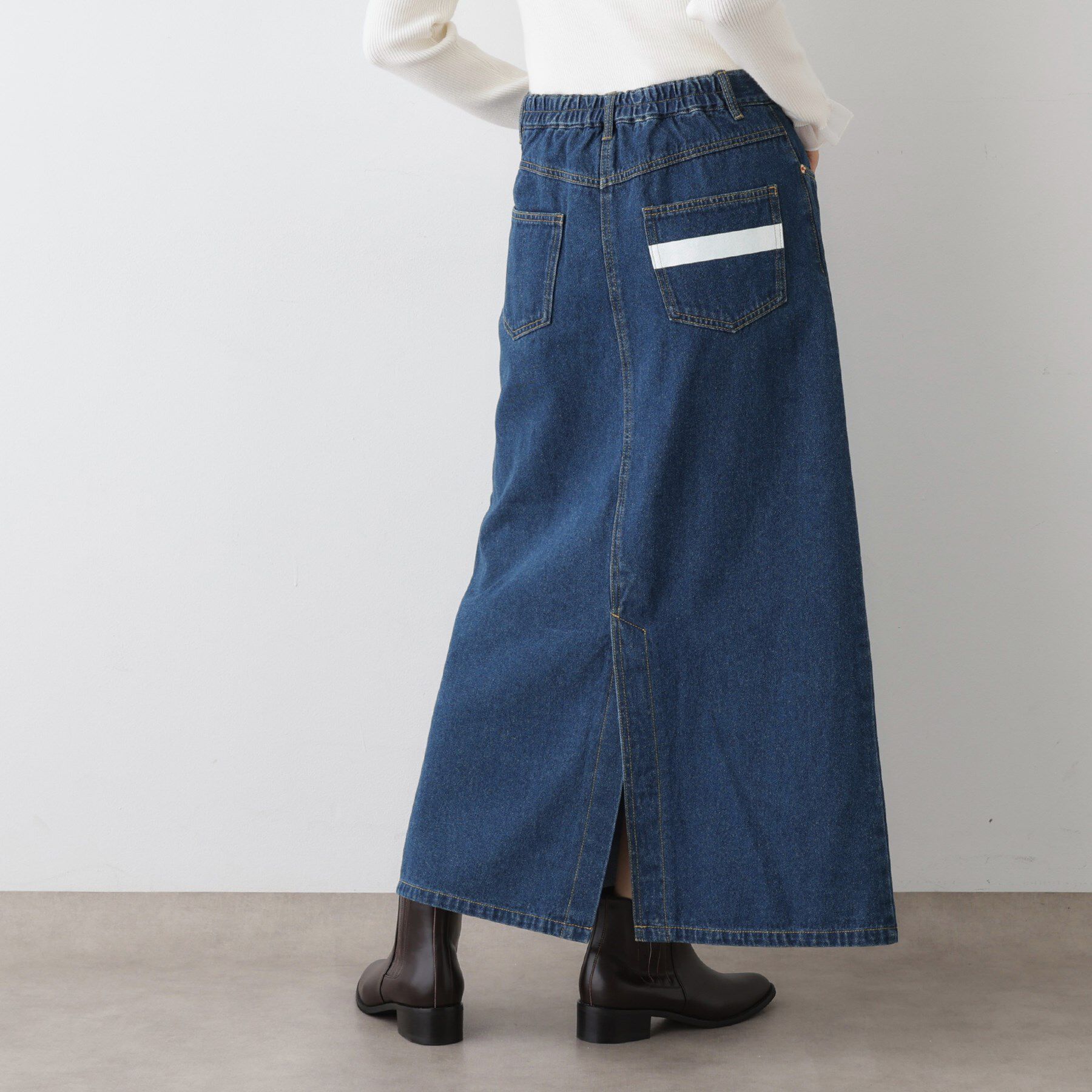 Dessin「【2WAY・洗える】デニムジャンパースカート」|スカート|