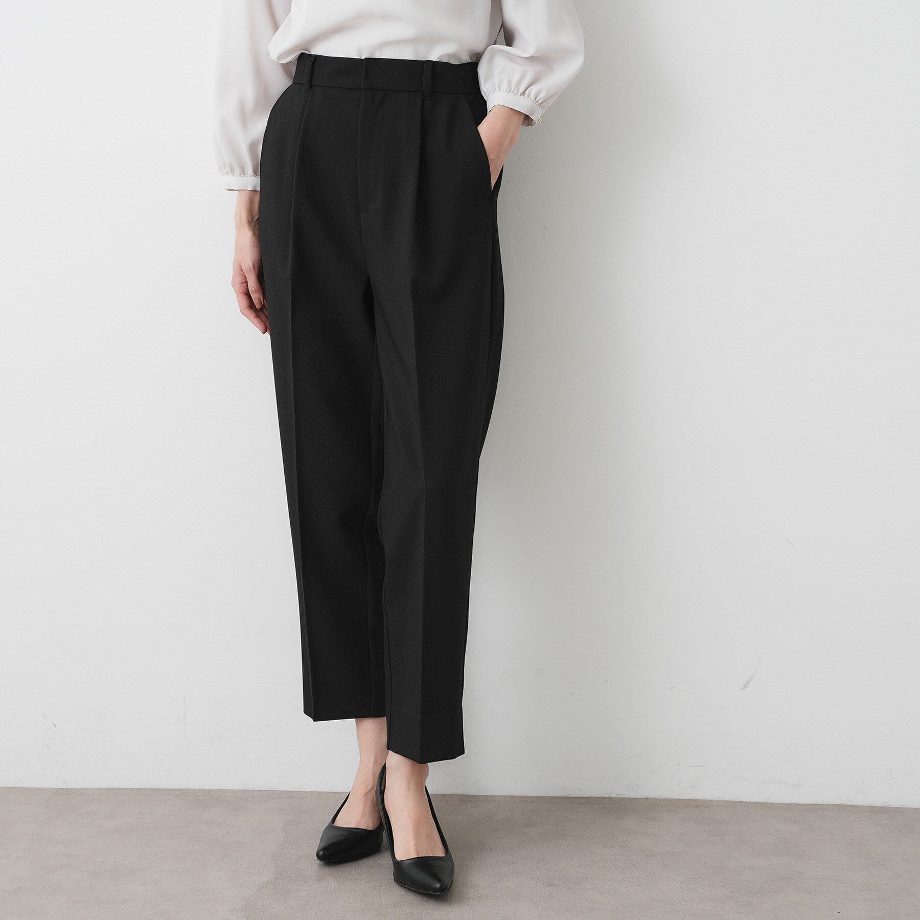 Dessin「【入卒/セレモニー/セットアップ可能】ダブルクロステーパードパンツ」|その他|ブラック(019)