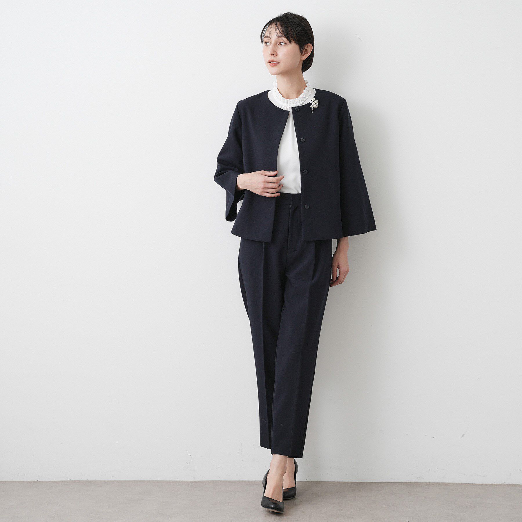 Dessin「【入卒/セレモニー/セットアップ可能】ダブルクロステーパードパンツ」|その他|