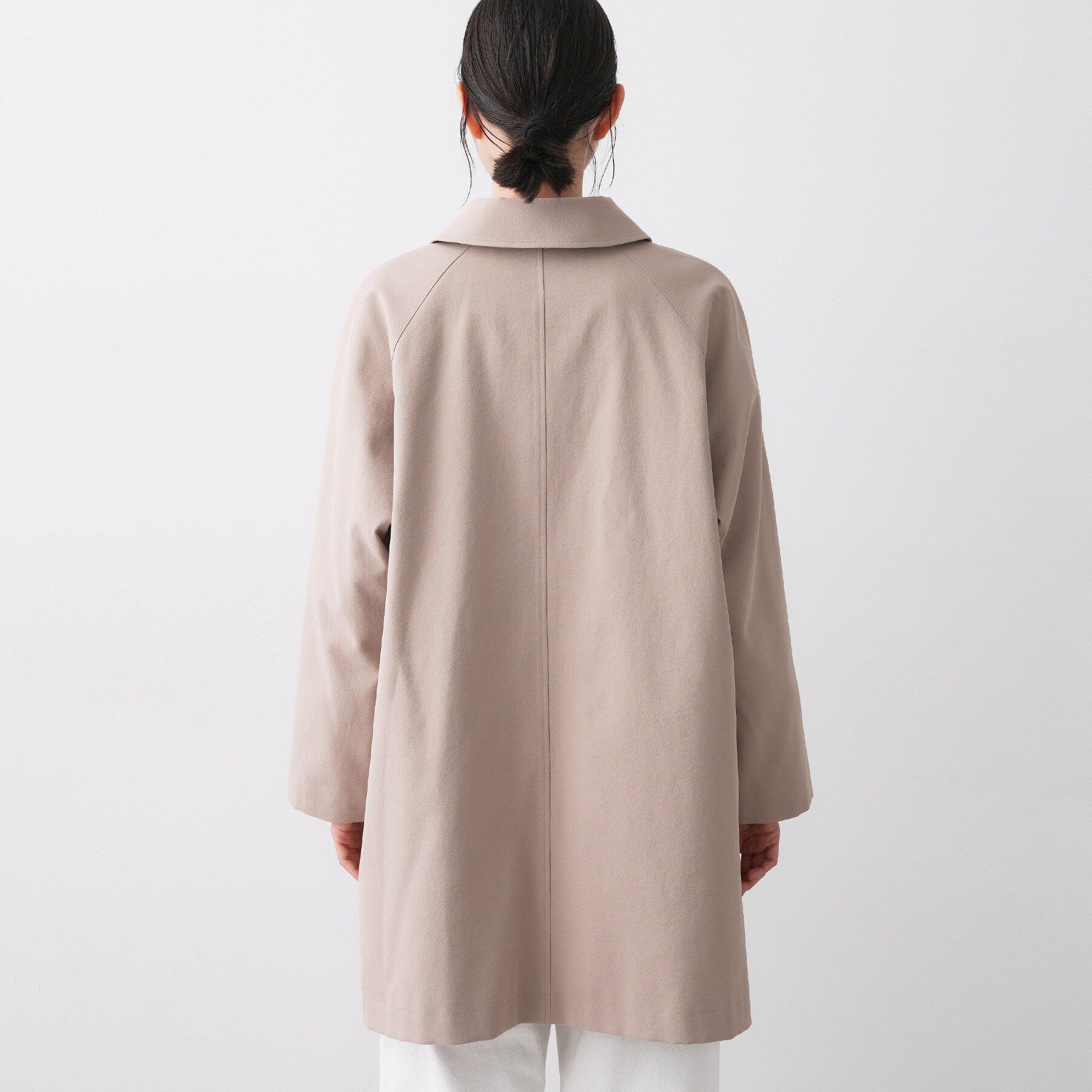 Dessin「【花粉ガード/撥水加工/洗える】ステンカラースプリングコート」|ステンカラーコート|