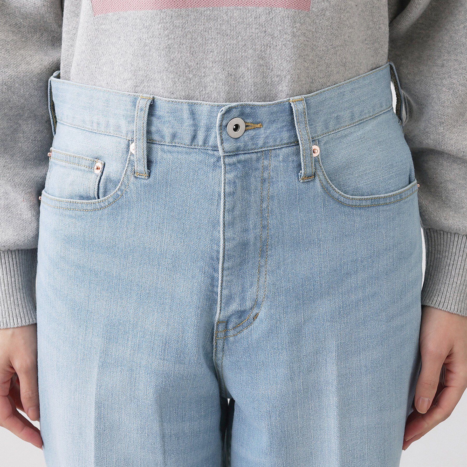 Dessin「【ユニセックス/洗える】テーパードシルエット12OZデニム」|デニム|