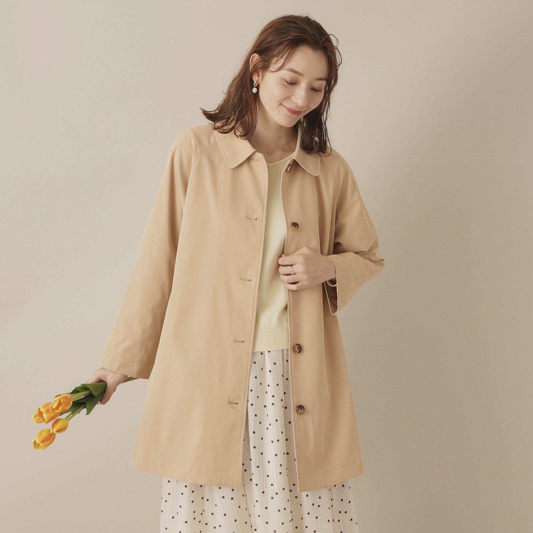 ITS&rsquo;DEMO「【撥水／通勤】ステンカラーコート」|ステンカラーコート|