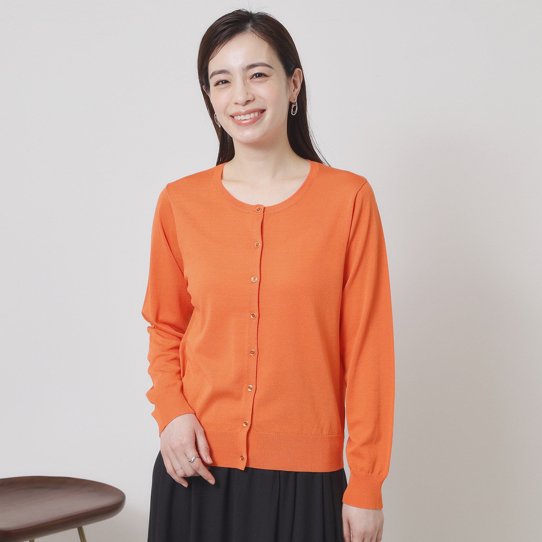 ITS&rsquo;DEMO「【UV／冷感／毛玉防止／手洗い可／M・L展開】クルーニットカーディガン」|カーディガン|