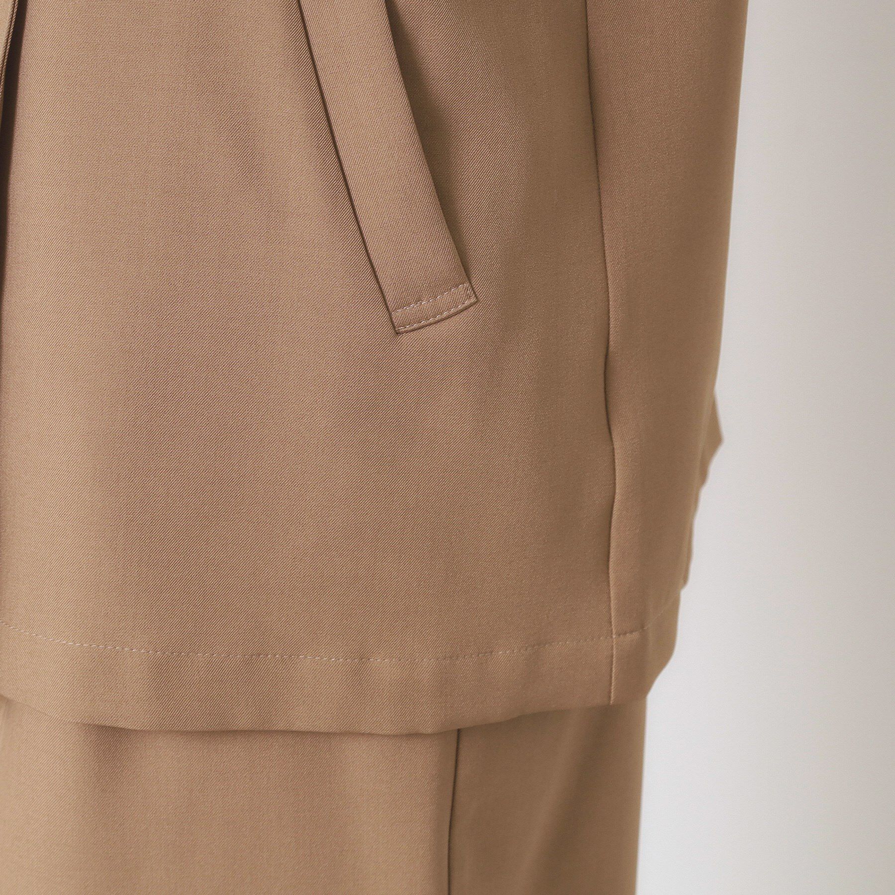 ITS&rsquo;DEMO「【手洗い可／セットアップ可】5分袖ジャケット」|テーラードジャケット|