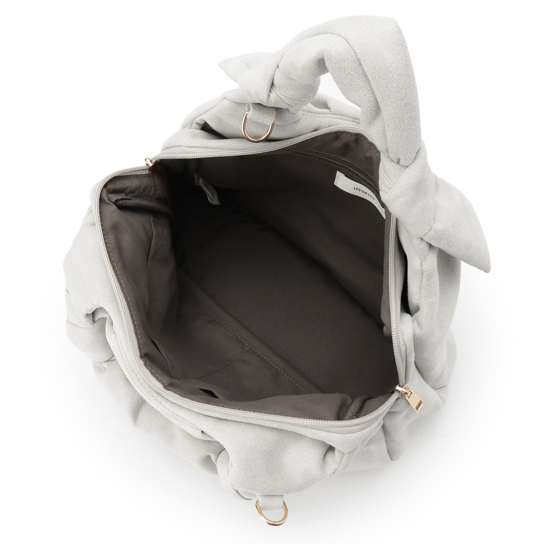 ITS&rsquo;DEMO「フェイクスエード2WAYトート」|トートバッグ|