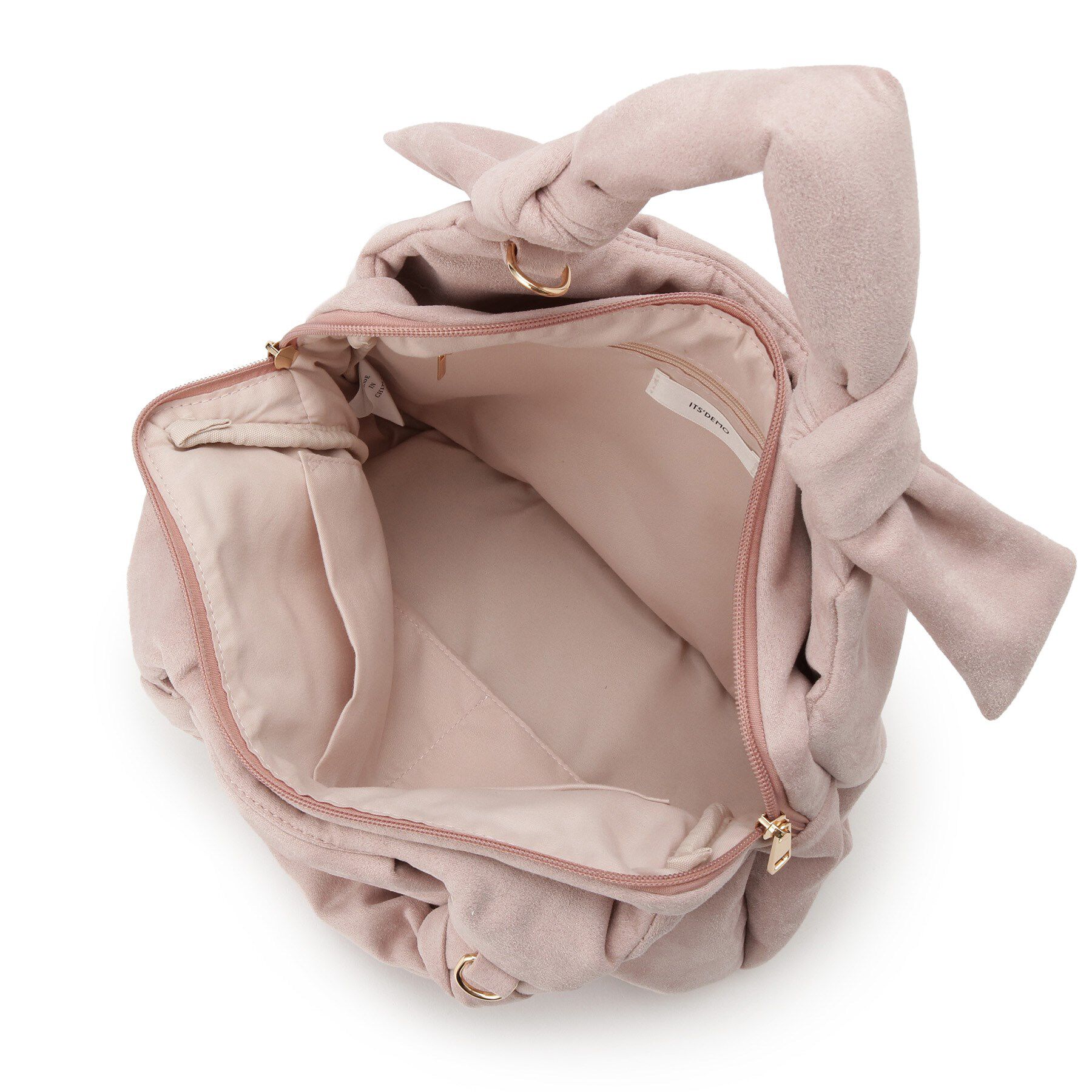 ITS&rsquo;DEMO「フェイクスエード2WAYトート」|トートバッグ|