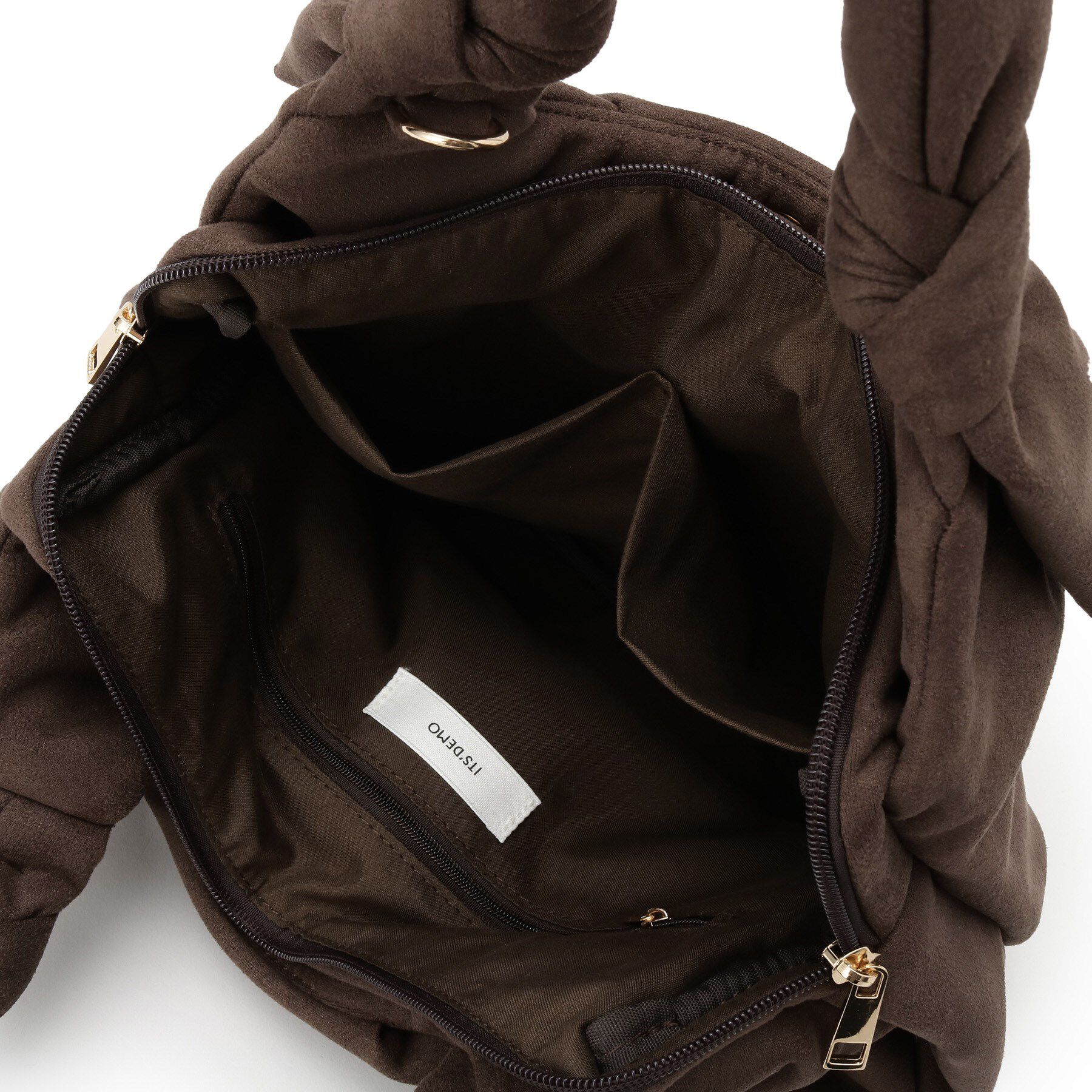 ITS&rsquo;DEMO「フェイクスエード2WAYトート」|トートバッグ|