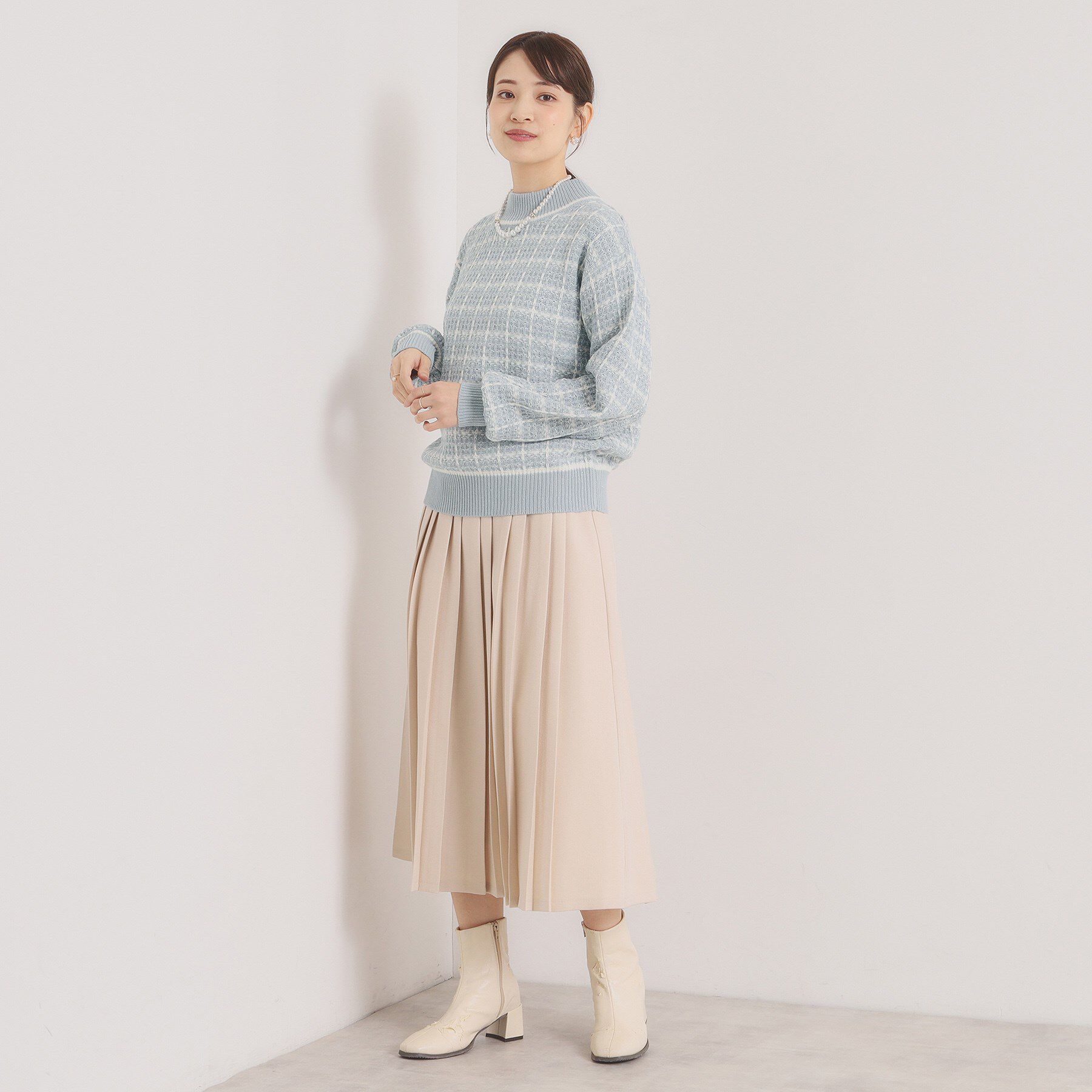 ITS&rsquo;DEMO「【手洗い可】ツイードニット」|ニット・セーター|