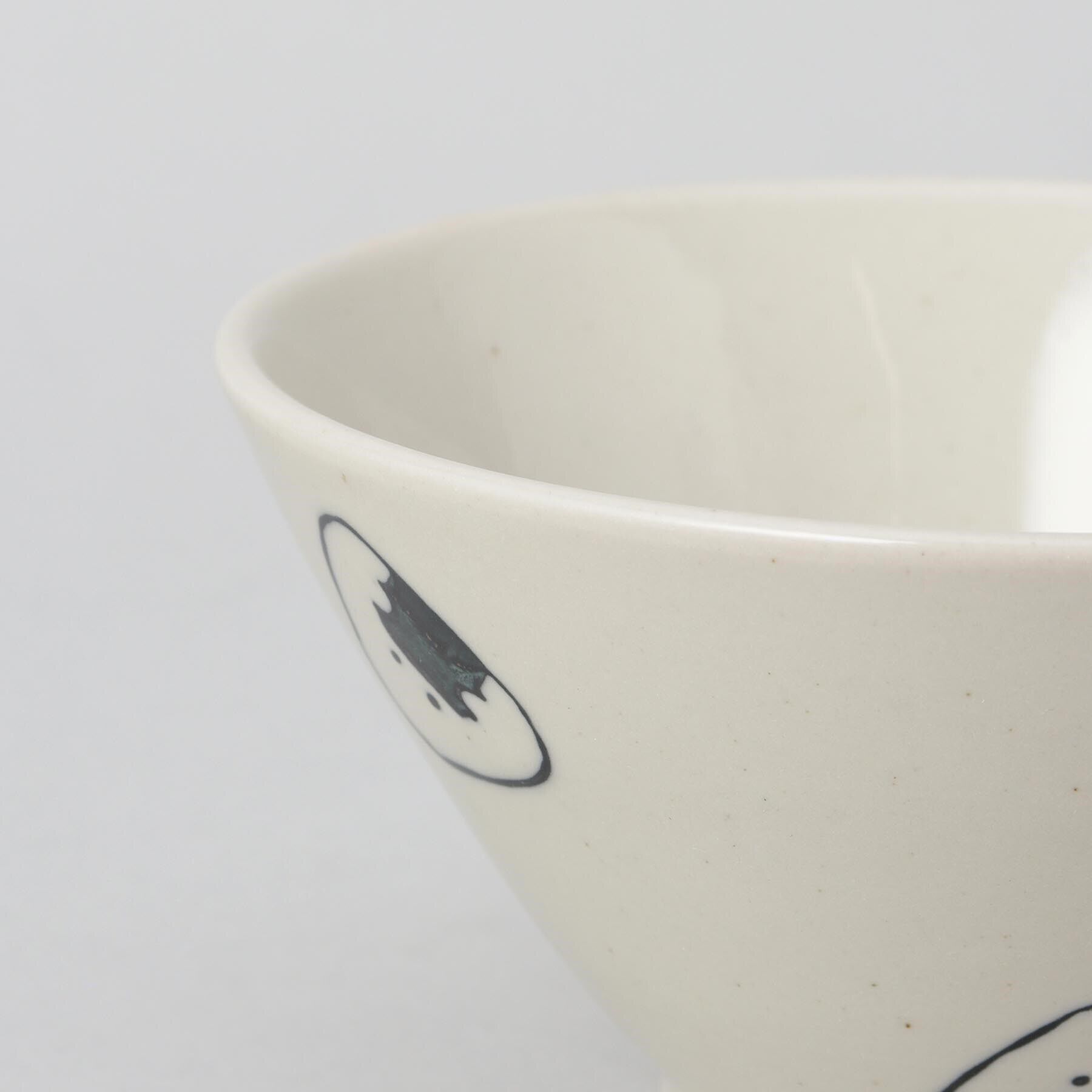 212 KITCHEN STORE「ぎゅっとおにぎりさん 飯碗 のり」|食器・キッチングッズ|