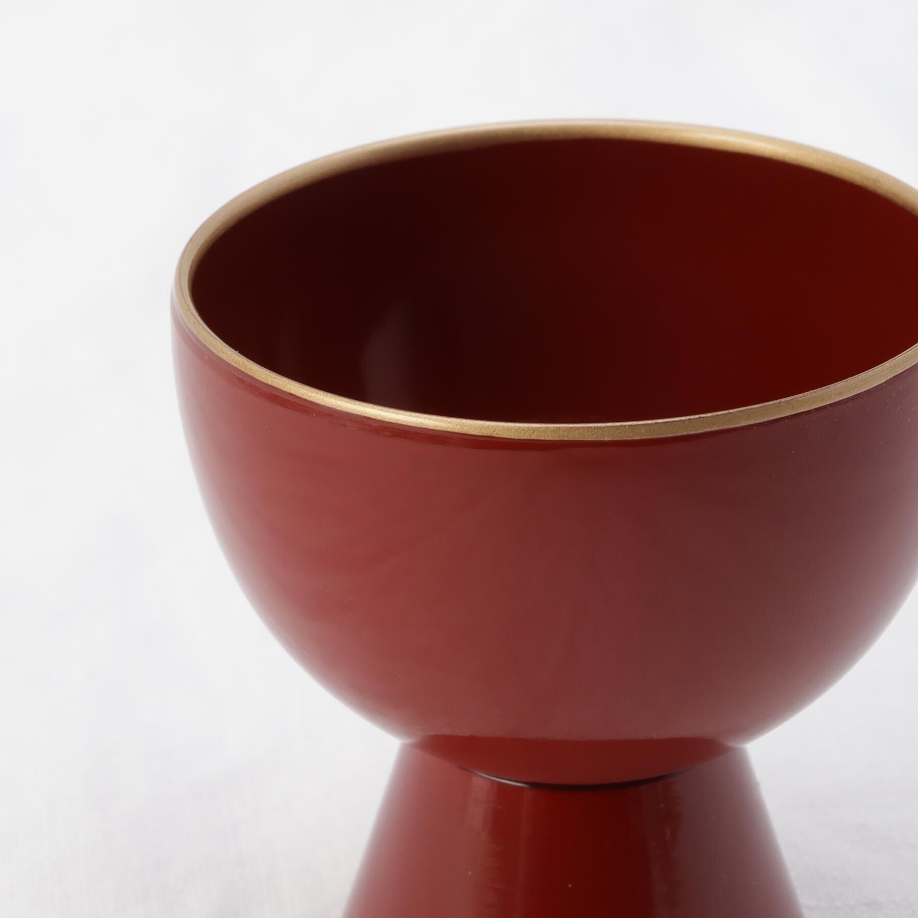 212 KITCHEN STORE「ハレとケ 越前塗り 高台祝いぐい呑み　茜朱」|食器・キッチングッズ|
