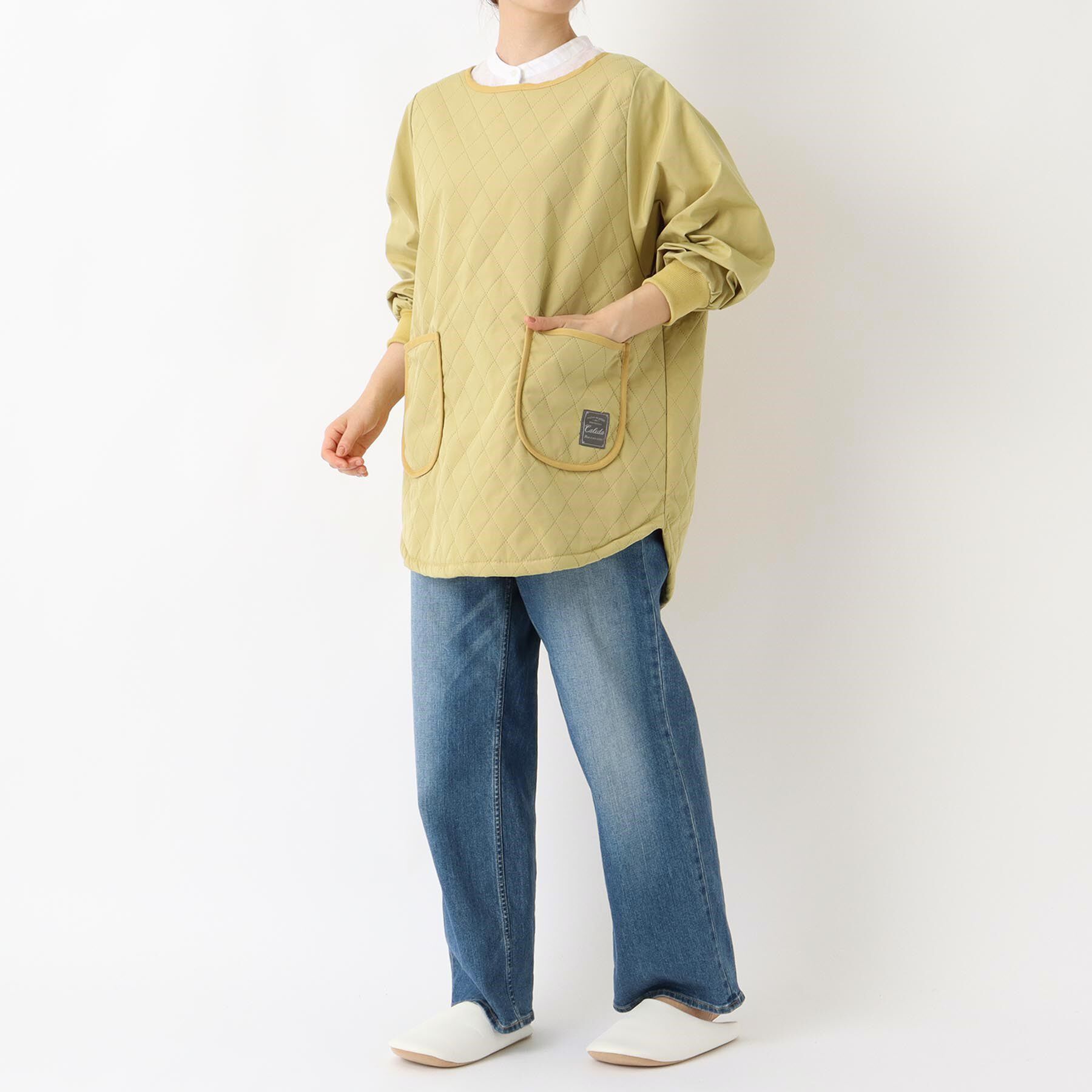 212 KITCHEN STORE「カリダ 裏ボア割烹着 YE」|食器・キッチングッズ|