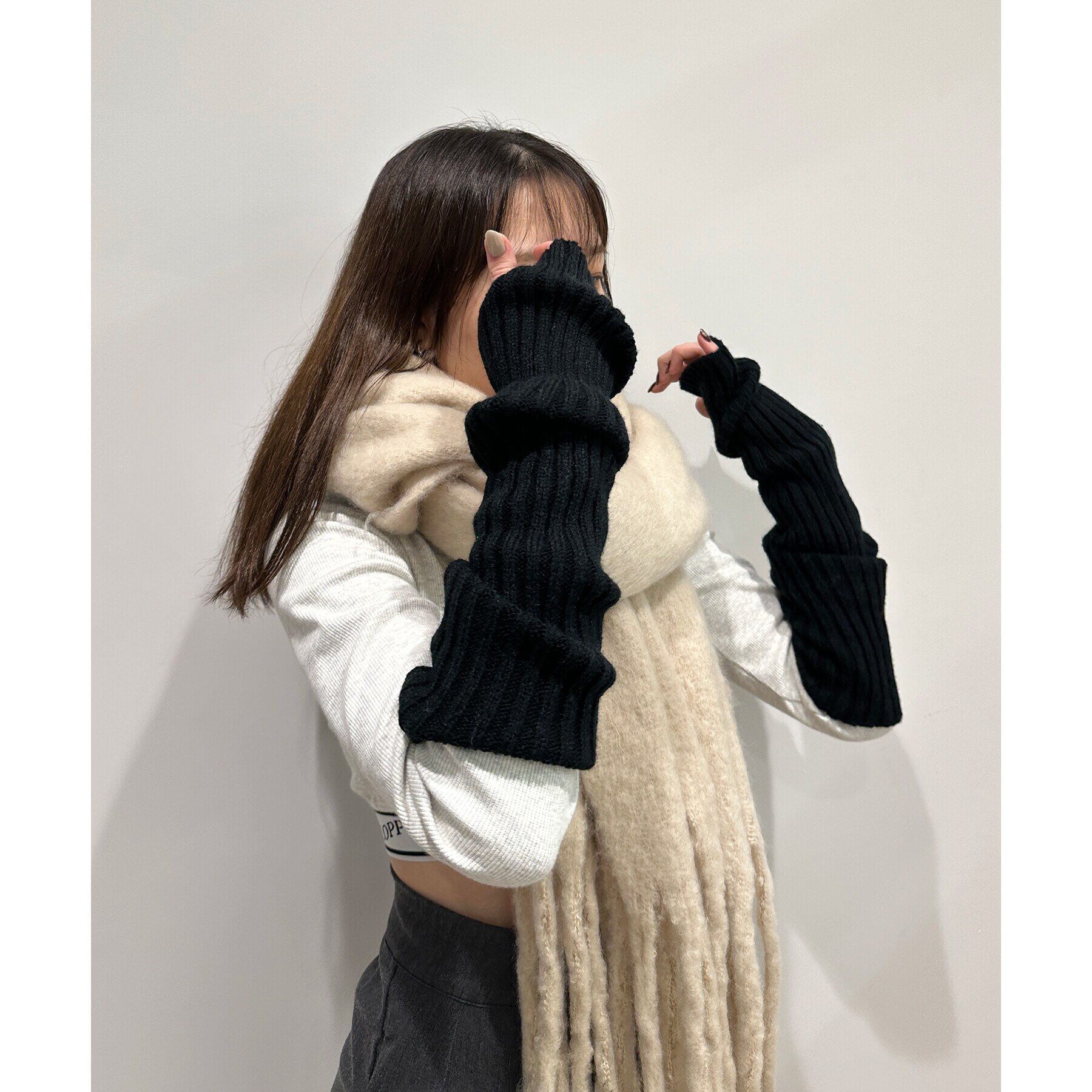 Ober Tashe「アレンジしやすい250cm カラフルボリュームストールマフラー　累計販売約5000枚【防寒／マフラー」|ストール|