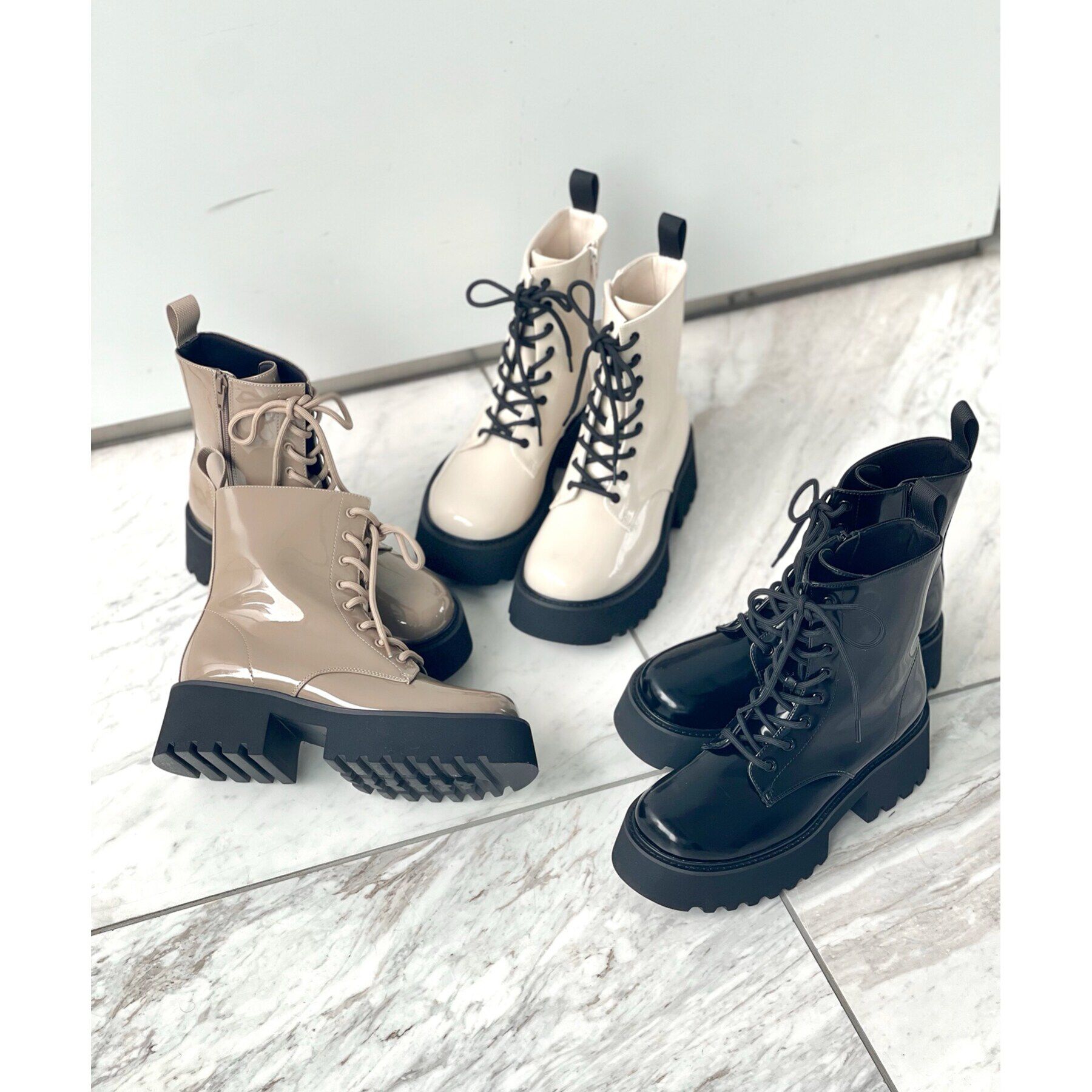 ESPERANZA「レースアップレインブーツ」|ショートブーツ|